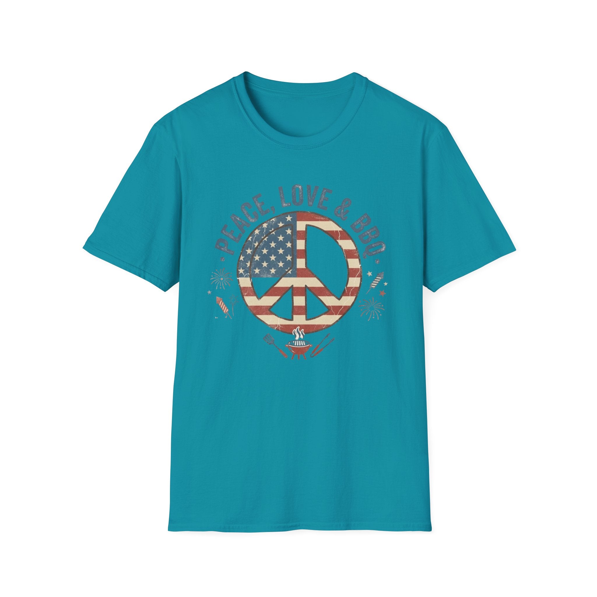 Stars & Stripes Unisex Softstyle Tee – 4th of July