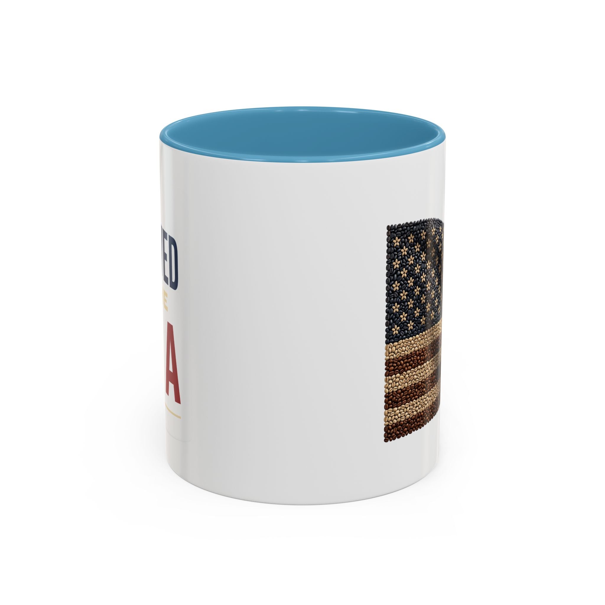 4th of July Accent Mug — Two‑Tone Ceramic (11oz & 15oz)