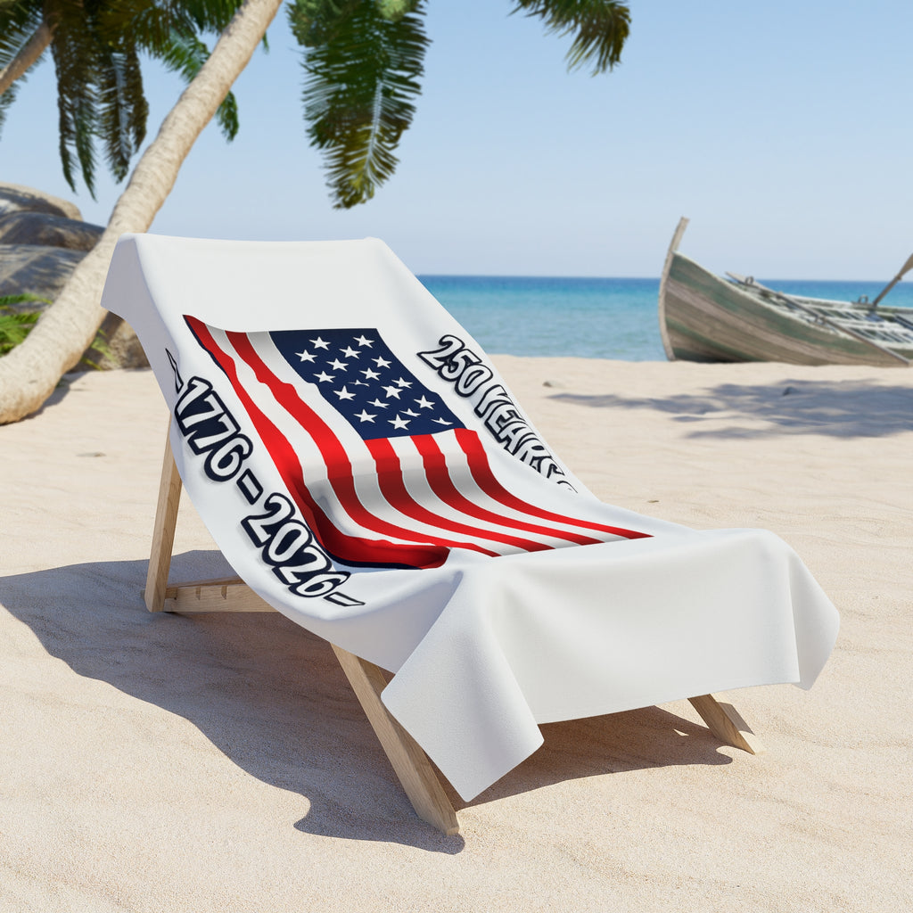 America 250 Commemorative Beach Towel — 250 Years Strong Edition