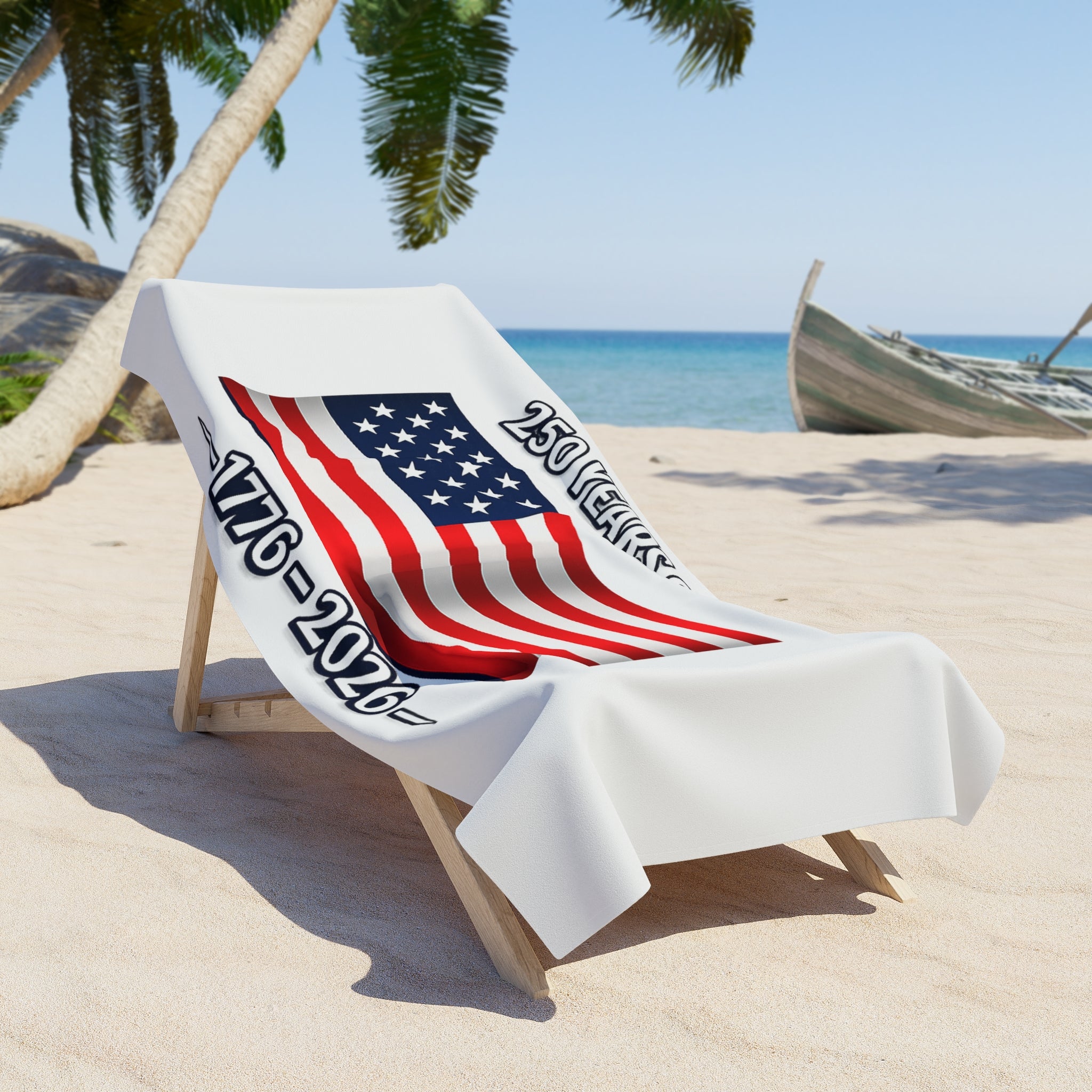 America 250 Commemorative Beach Towel — 250 Years Strong Edition