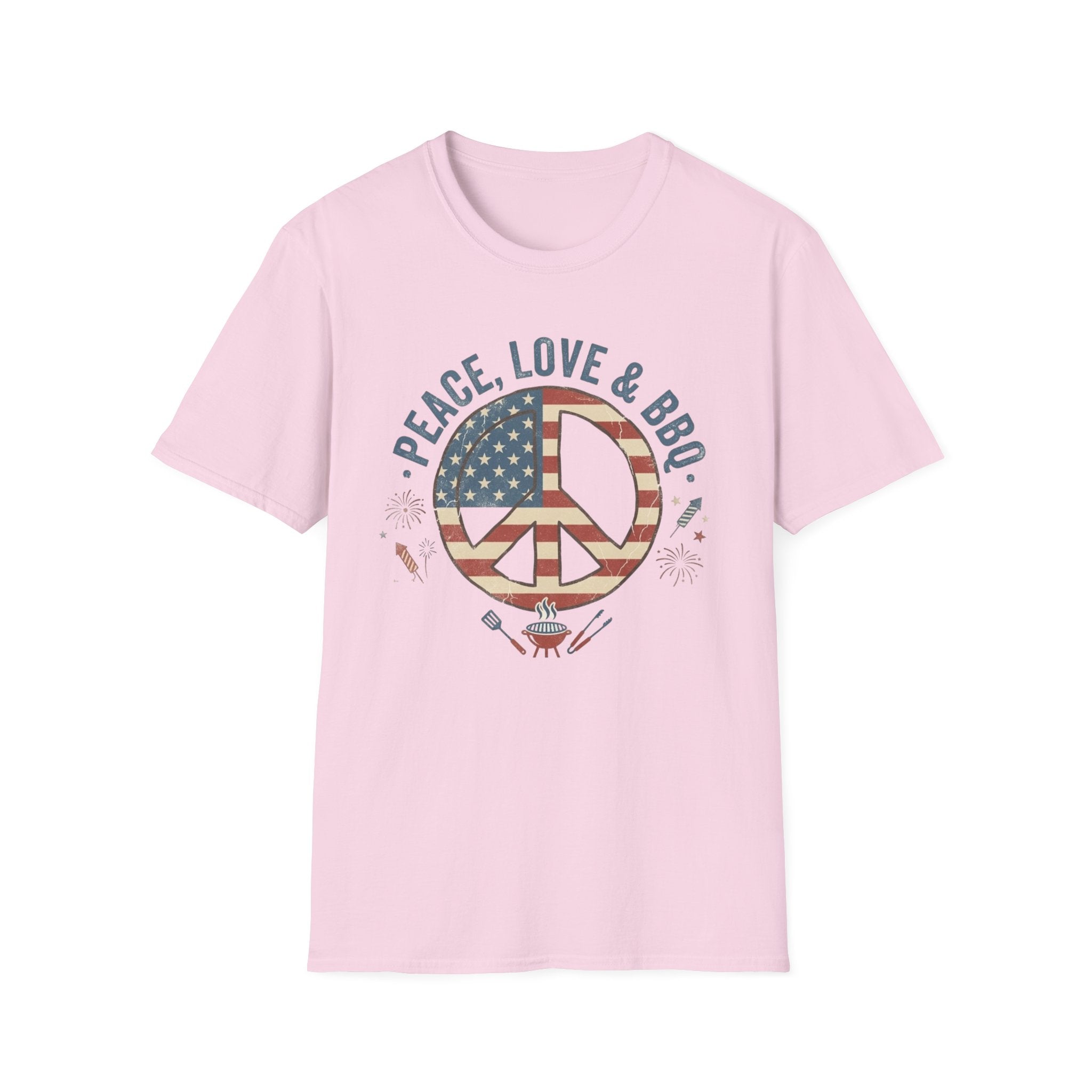 Stars & Stripes Unisex Softstyle Tee – 4th of July