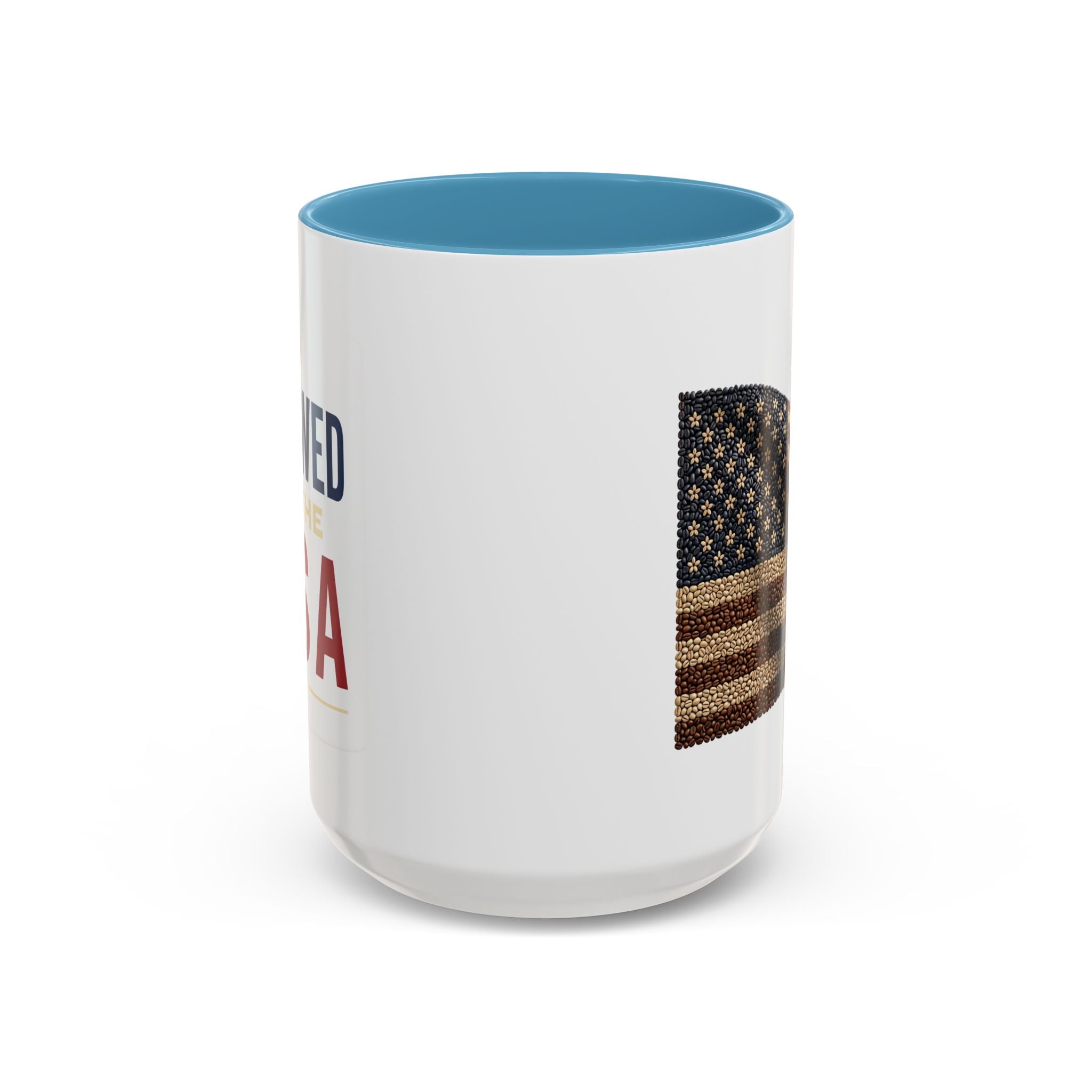 4th of July Accent Mug — Two‑Tone Ceramic (11oz & 15oz)