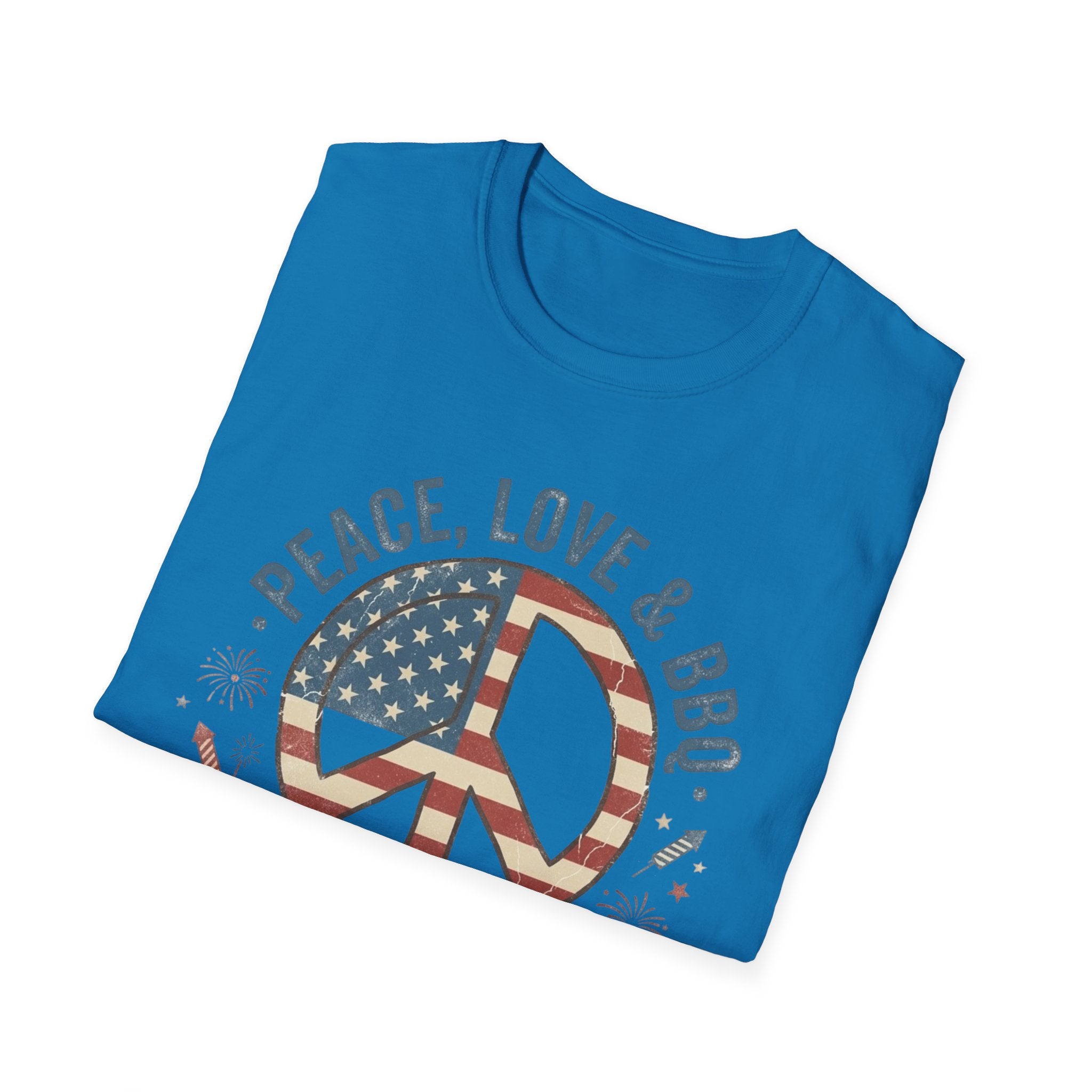 Stars & Stripes Unisex Softstyle Tee – 4th of July