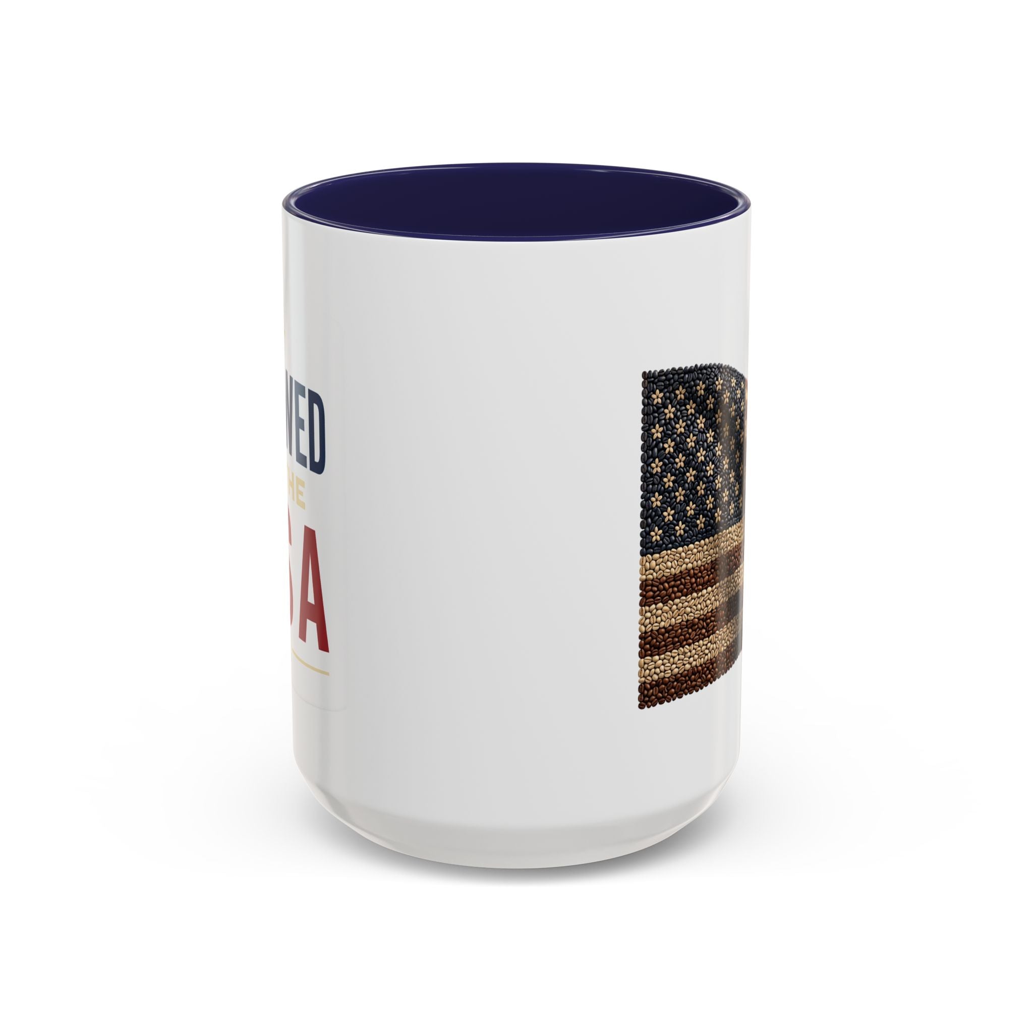 4th of July Accent Mug — Two‑Tone Ceramic (11oz & 15oz)