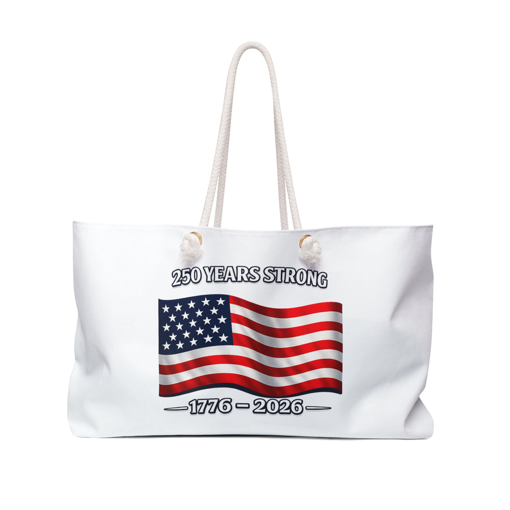 America 250 Commemorative Tote Bag — 250 Years Strong Patriotic Edition