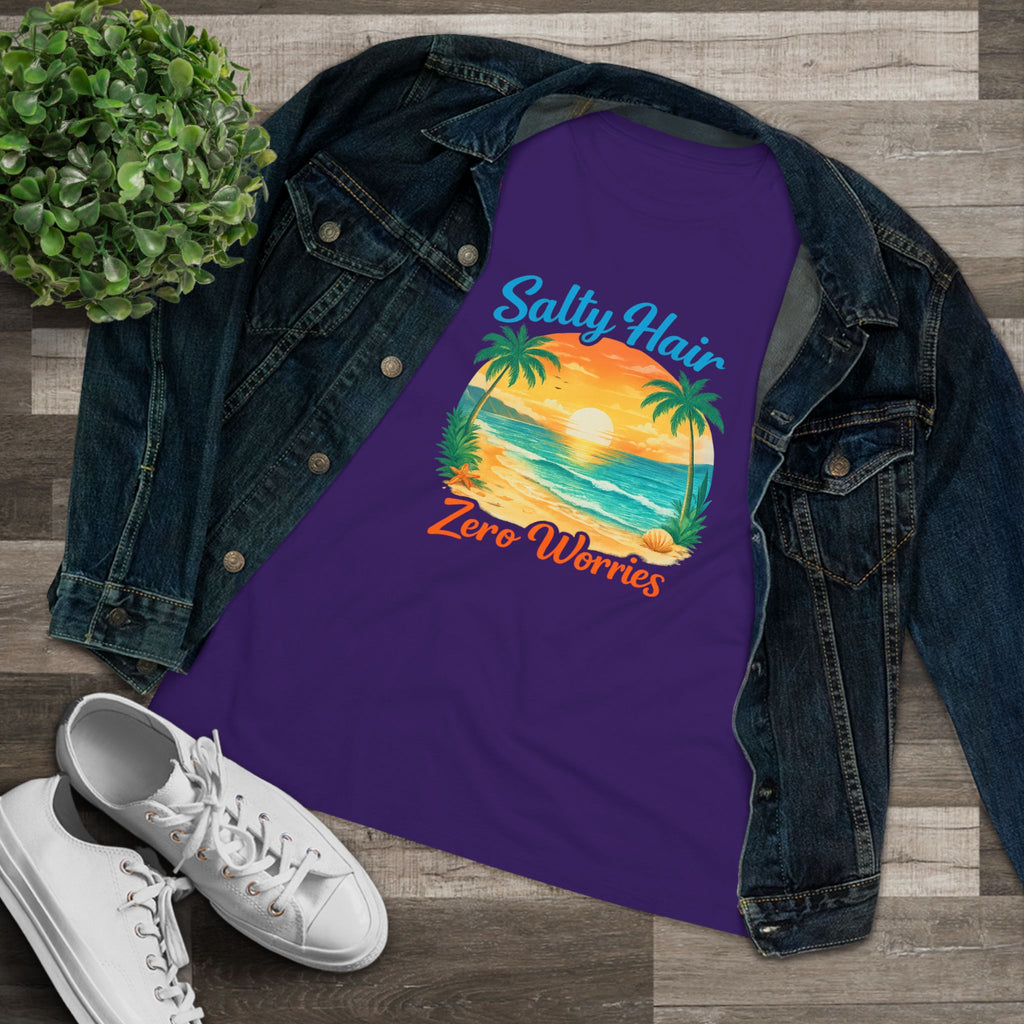 Salty Hair Zero Worries Women's Cotton Tee