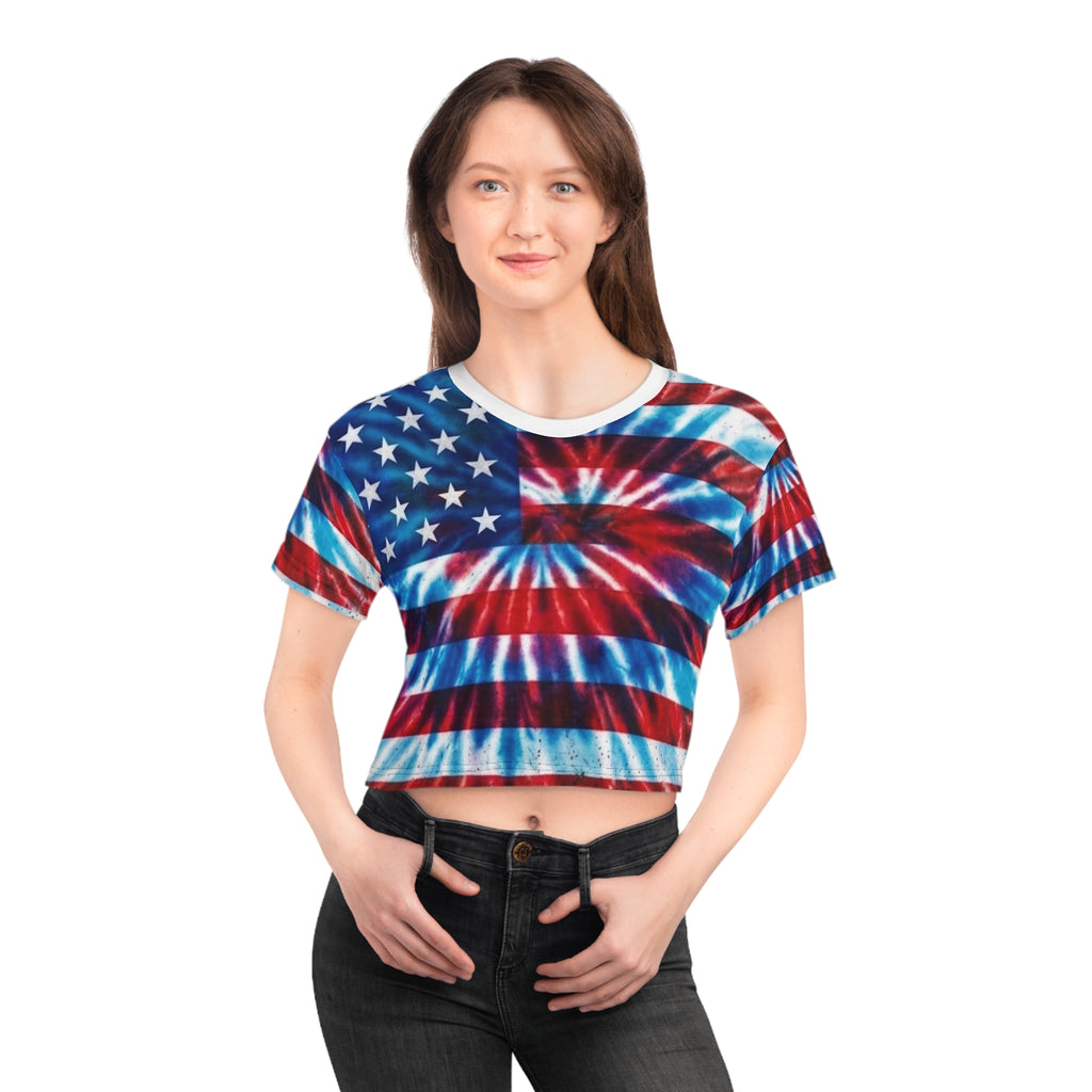 Red, White & Crop Unisex Tee – 4th of July