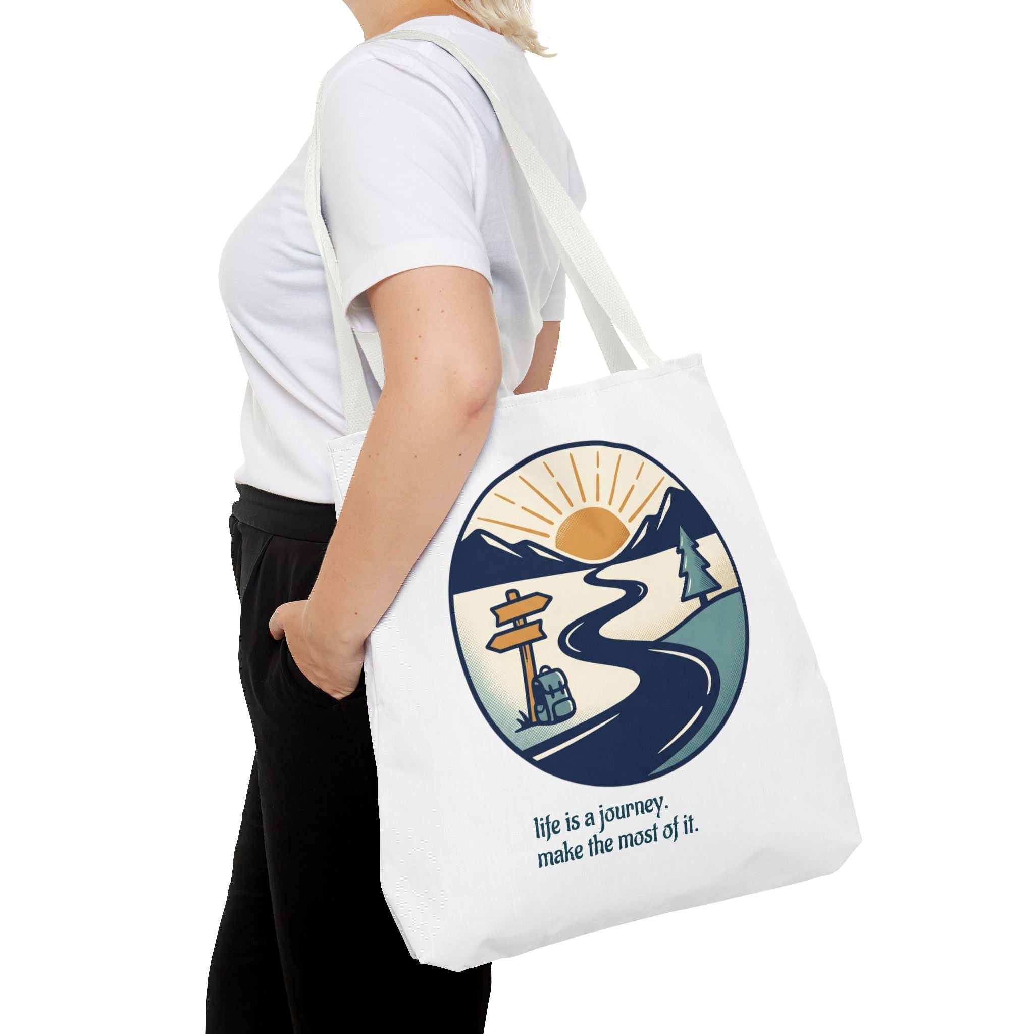 Tote Bag — All‑Over Print, Durable Polyester (3 Sizes)