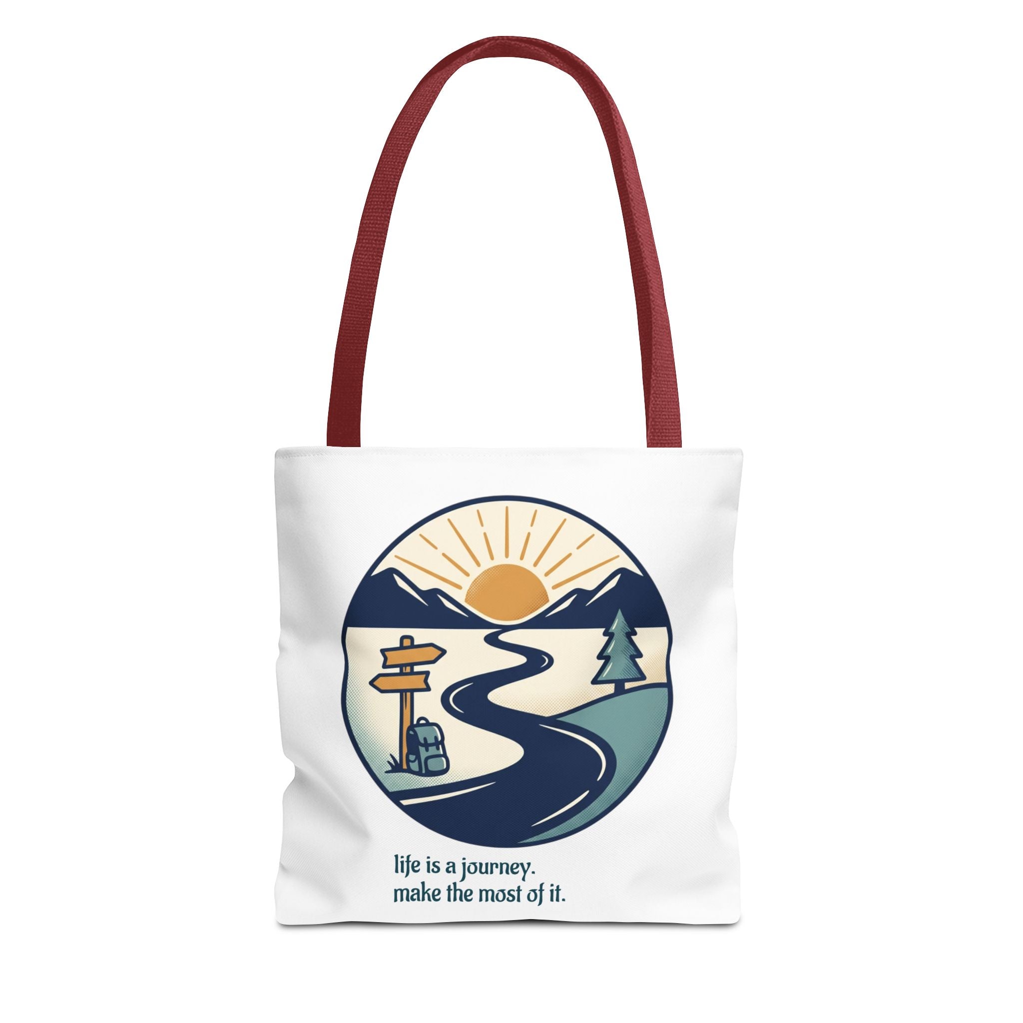 Tote Bag — All‑Over Print, Durable Polyester (3 Sizes)