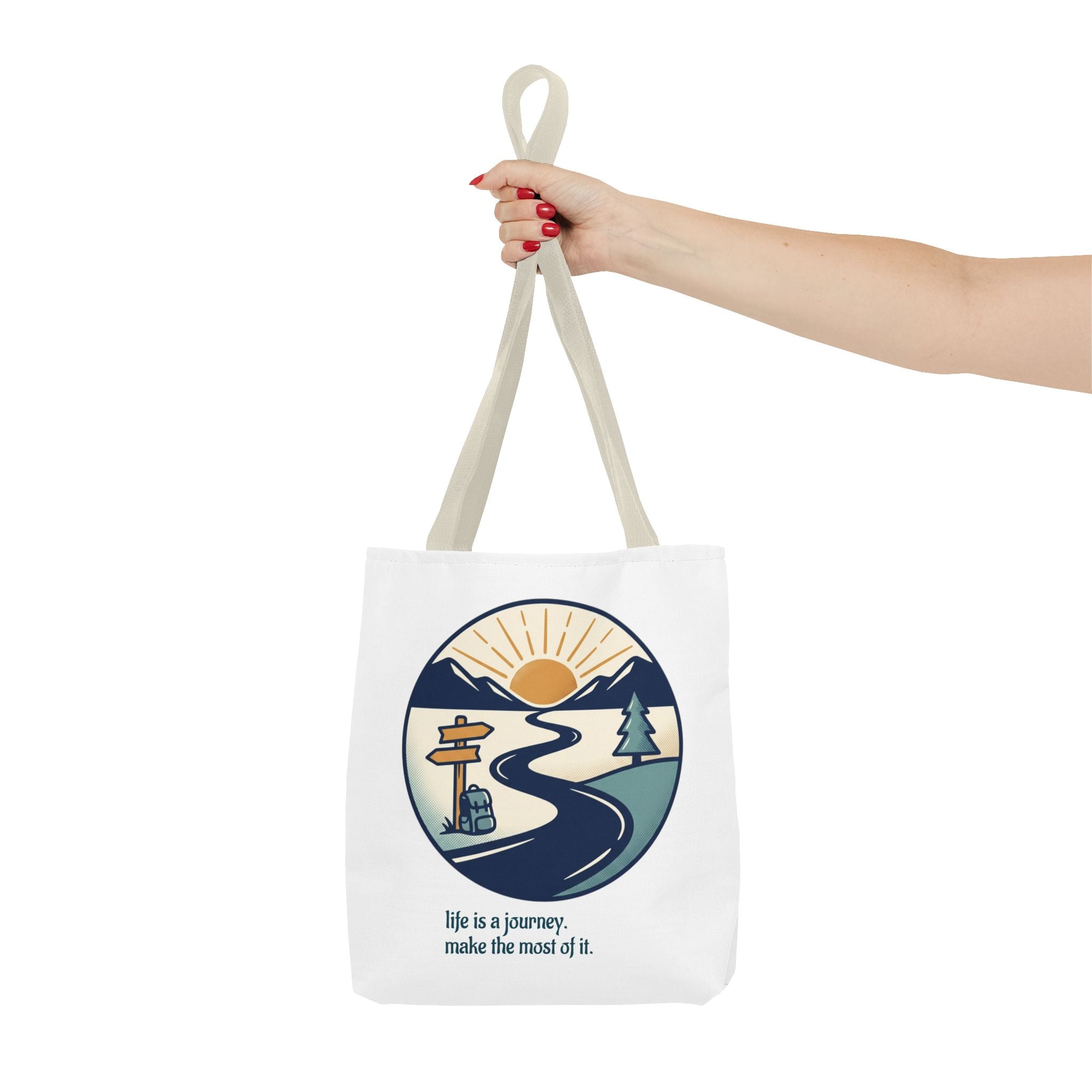 Tote Bag — All‑Over Print, Durable Polyester (3 Sizes)