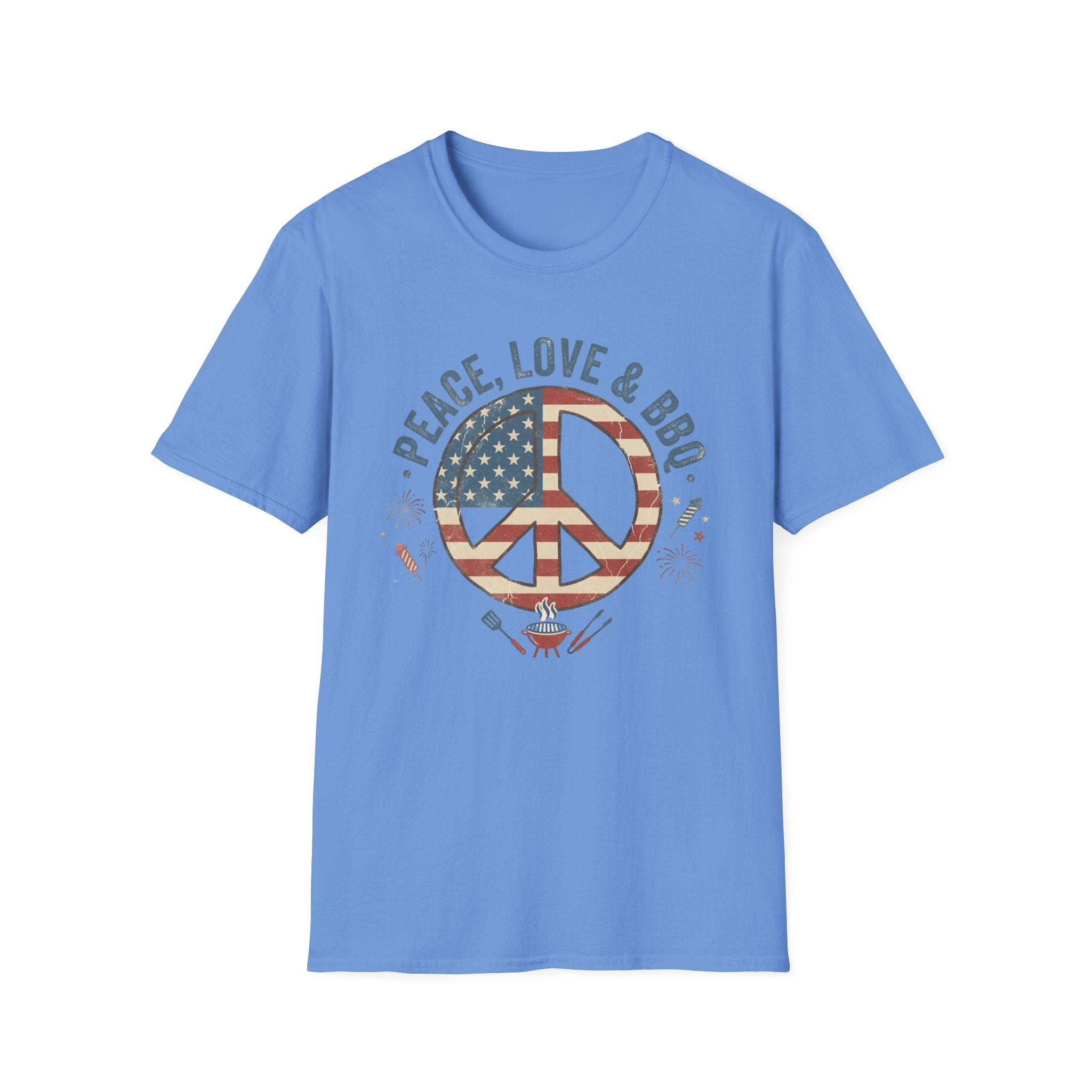Stars & Stripes Unisex Softstyle Tee – 4th of July