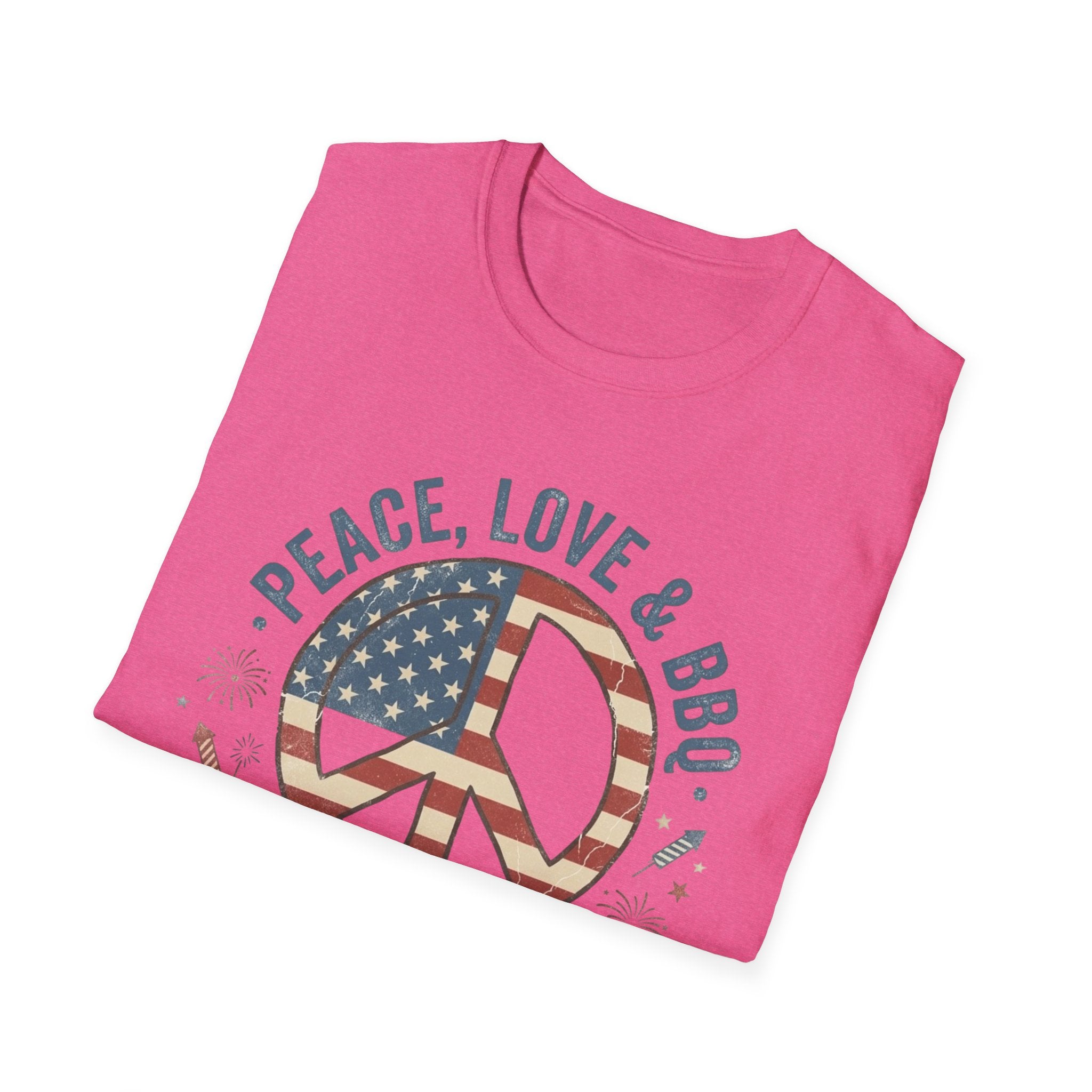 Stars & Stripes Unisex Softstyle Tee – 4th of July