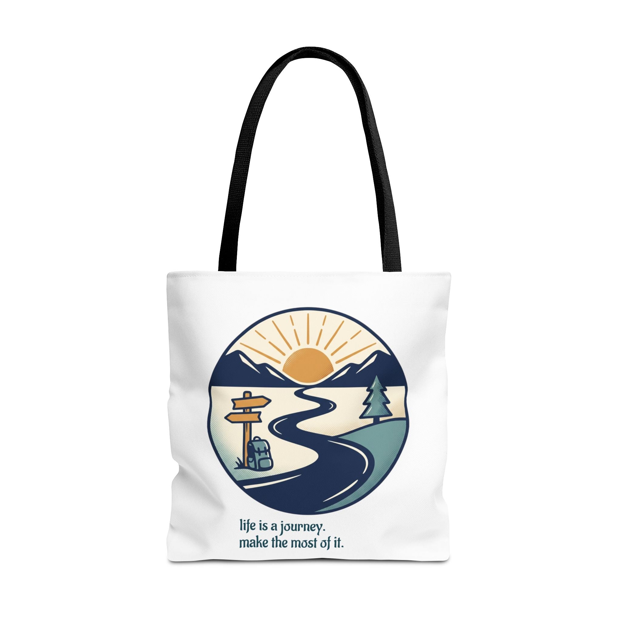 Tote Bag — All‑Over Print, Durable Polyester (3 Sizes)