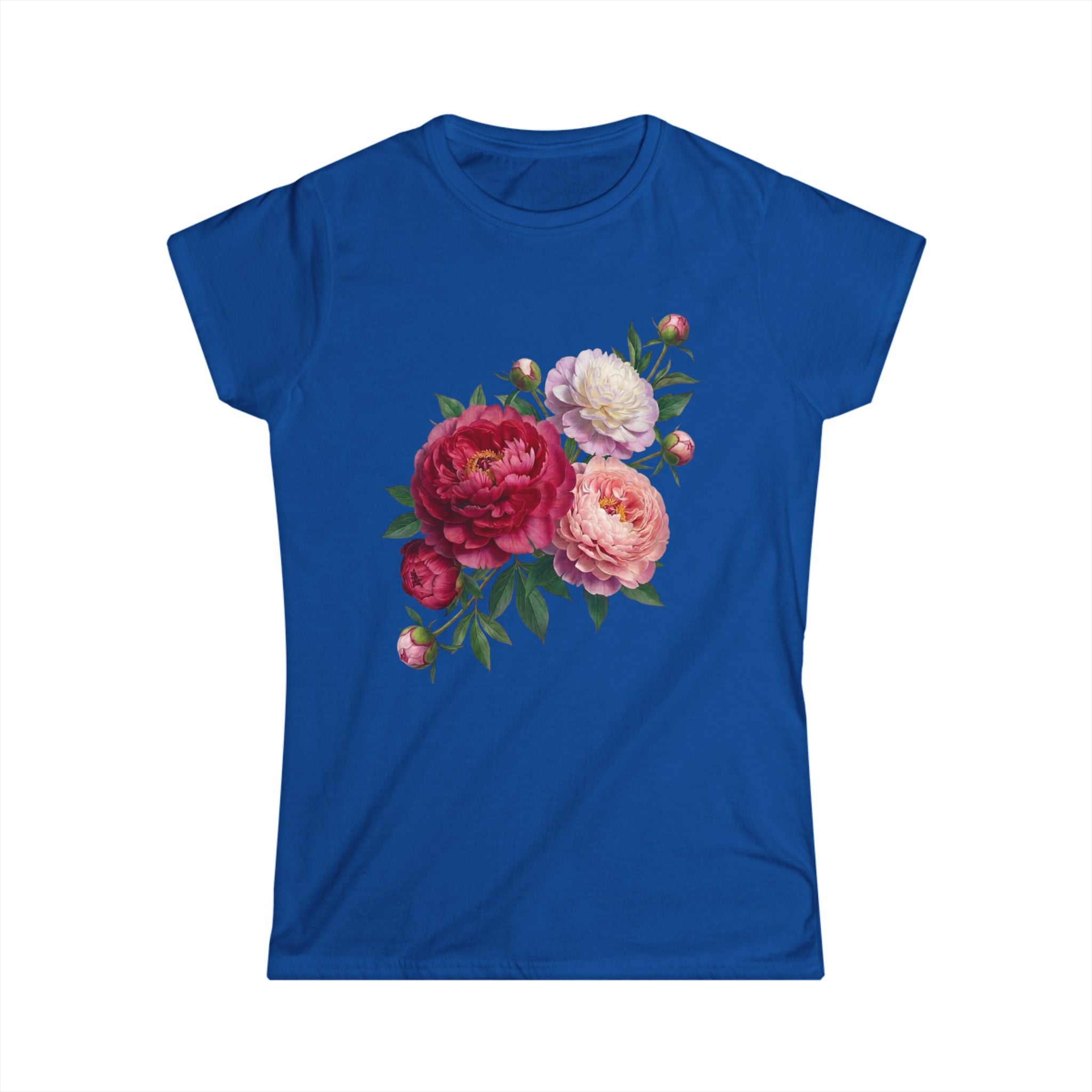Peonies Bouquet Women's Softstyle Tee