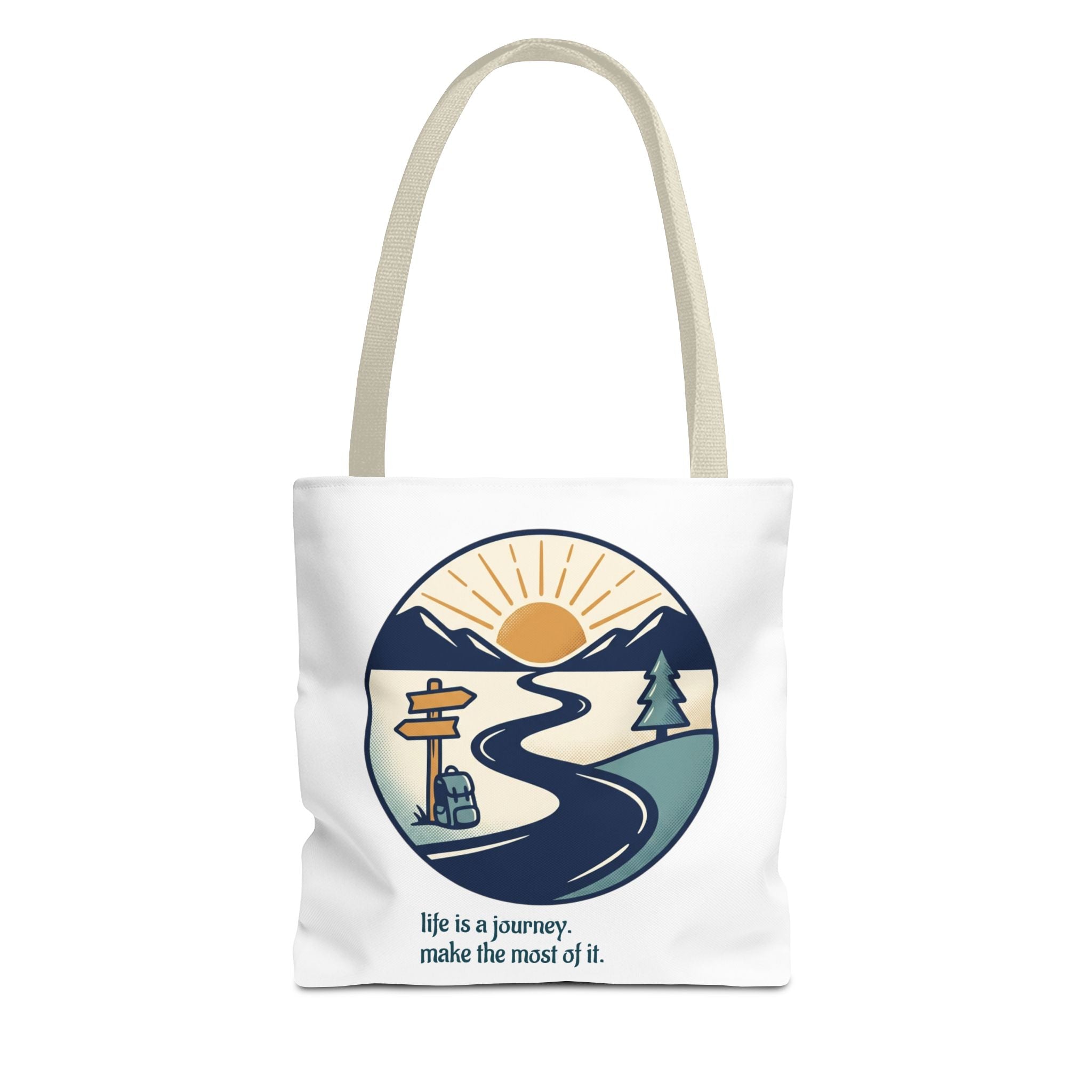 Tote Bag — All‑Over Print, Durable Polyester (3 Sizes)