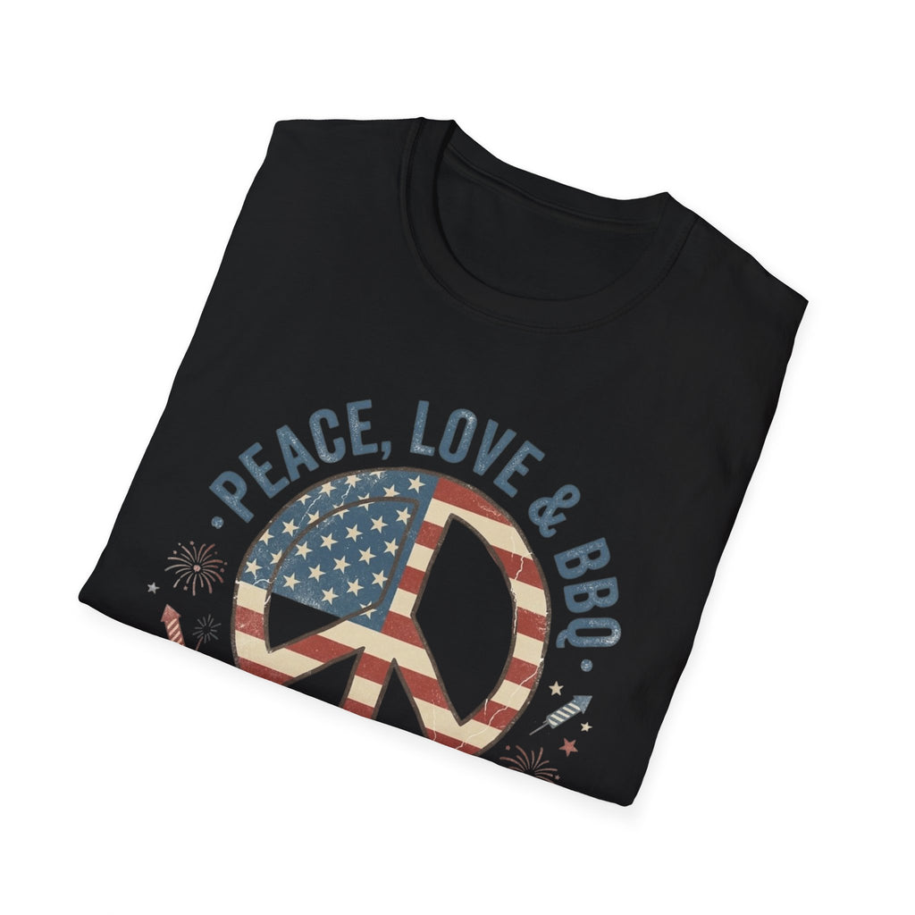 Stars & Stripes Unisex Softstyle Tee – 4th of July
