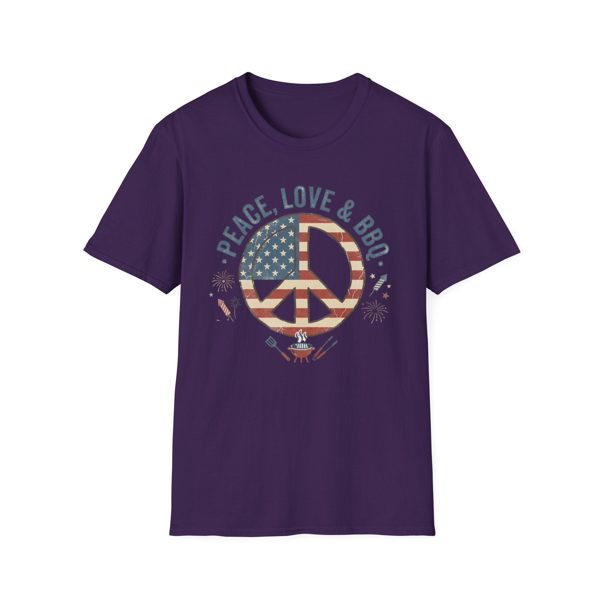 Stars & Stripes Unisex Softstyle Tee – 4th of July