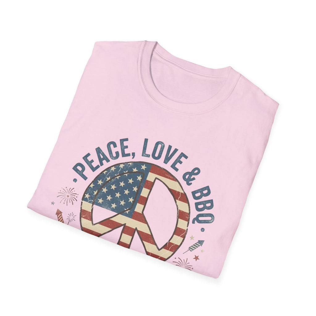 Stars & Stripes Unisex Softstyle Tee – 4th of July