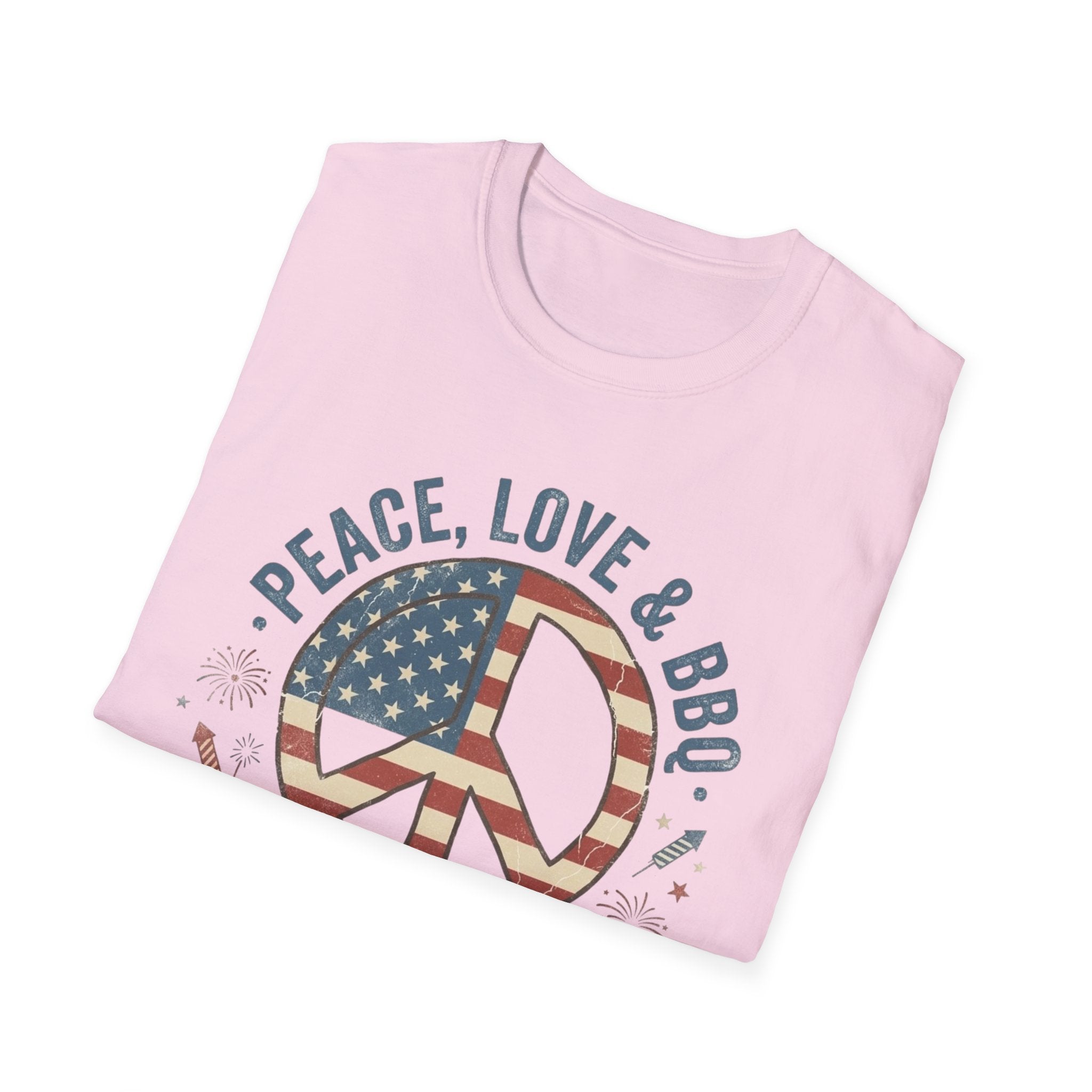Stars & Stripes Unisex Softstyle Tee – 4th of July