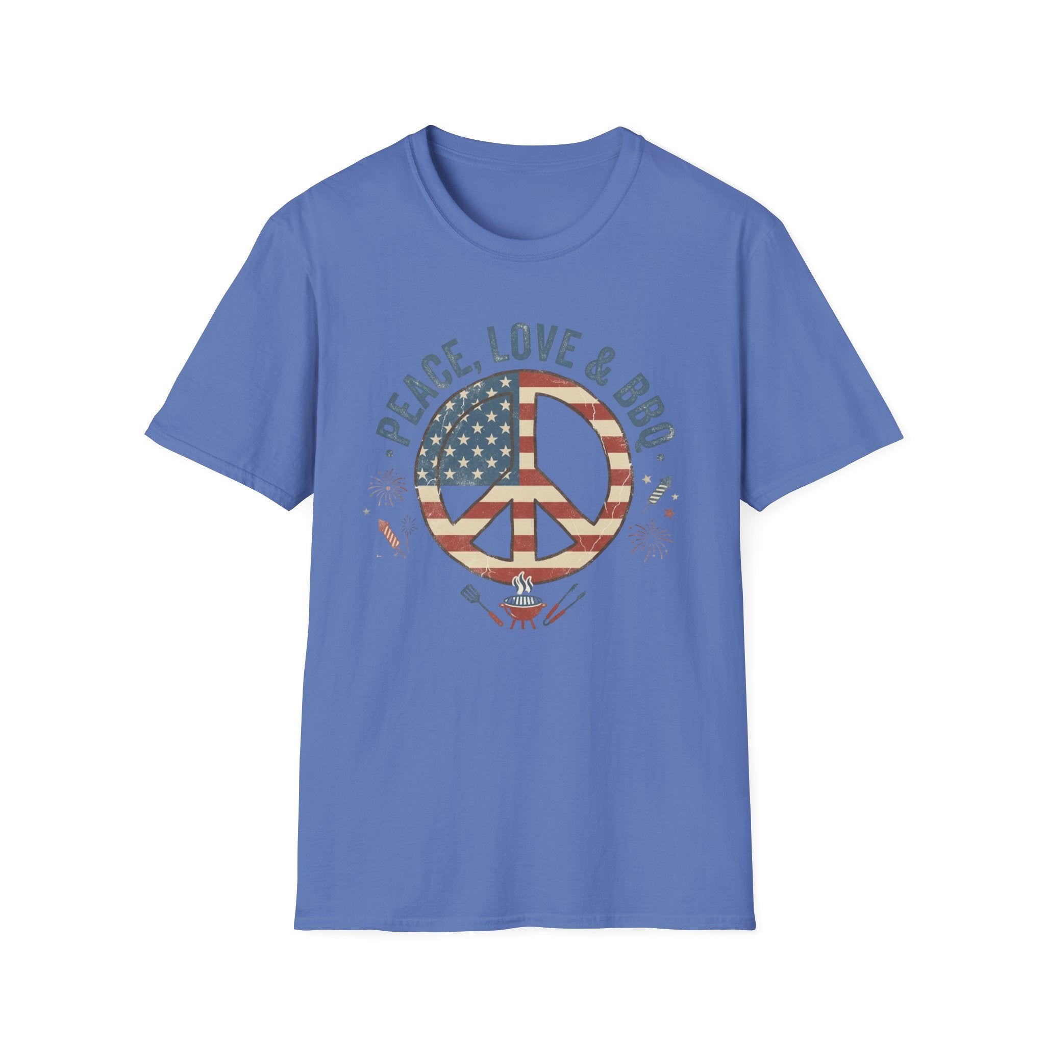 Stars & Stripes Unisex Softstyle Tee – 4th of July