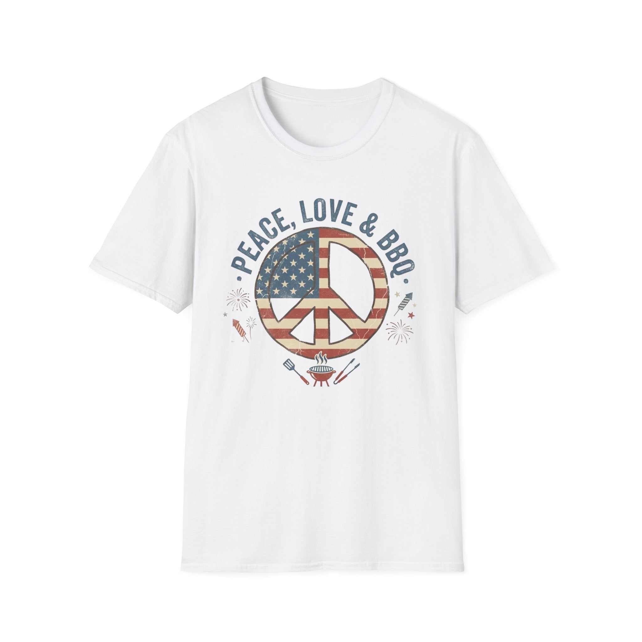 Stars & Stripes Unisex Softstyle Tee – 4th of July