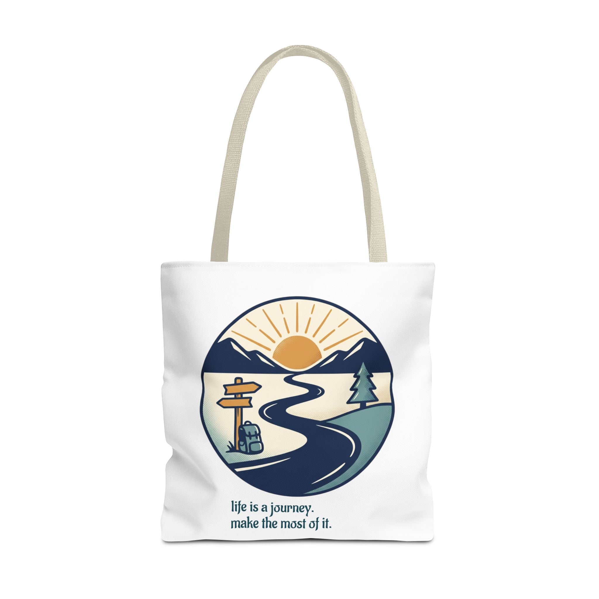 Tote Bag — All‑Over Print, Durable Polyester (3 Sizes)