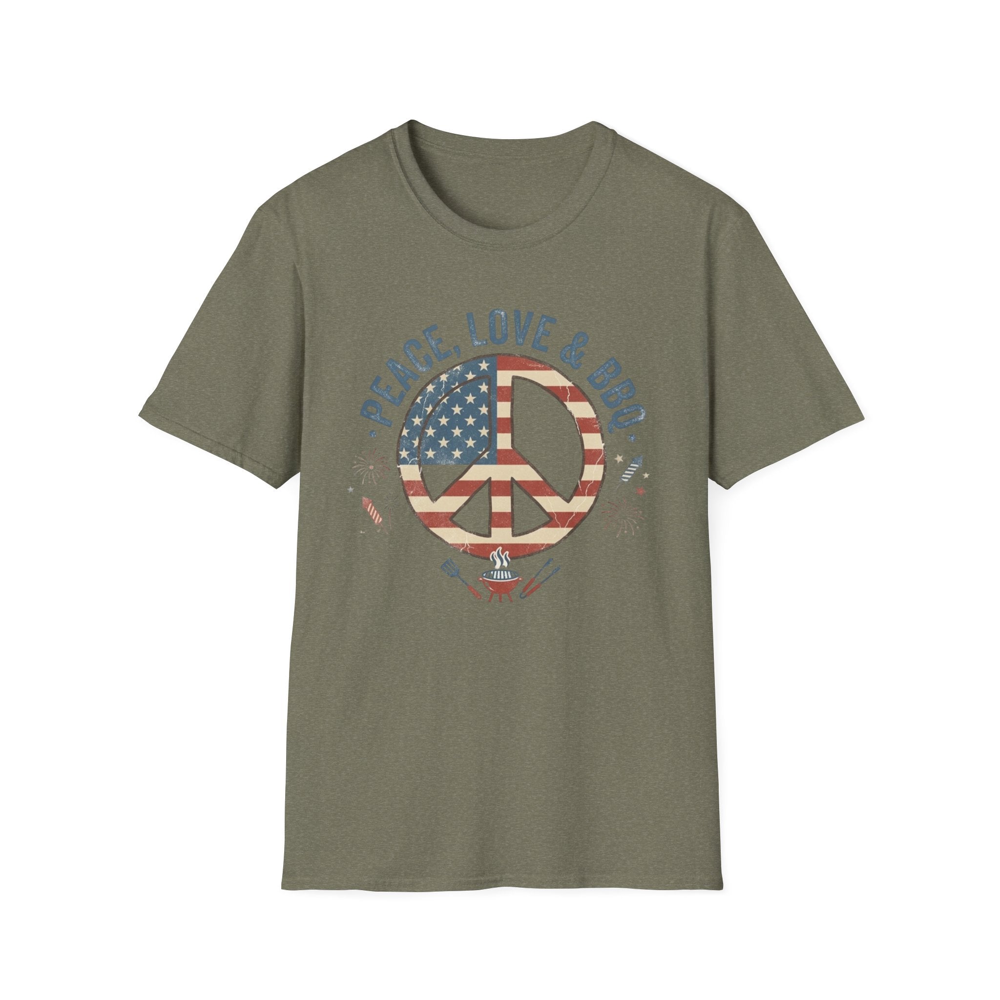 Stars & Stripes Unisex Softstyle Tee – 4th of July