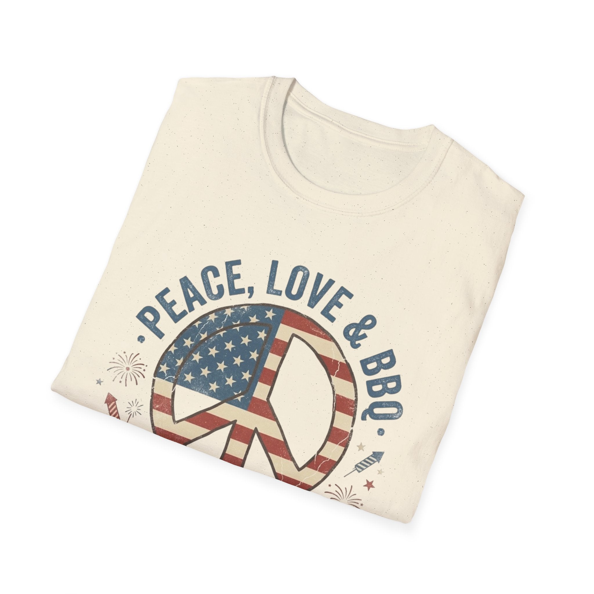 Stars & Stripes Unisex Softstyle Tee – 4th of July