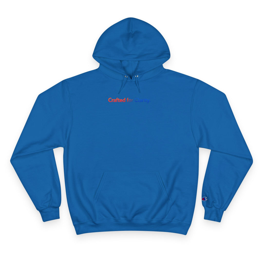 Crafted for Clarity – Champion Eco Hooded Sweatshirt by Adaptive Blends