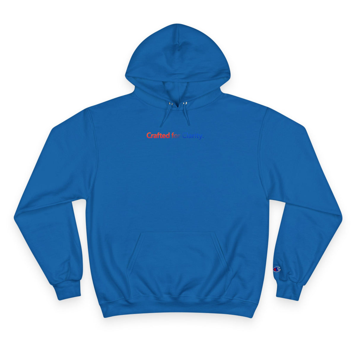 Crafted for Clarity – Champion Eco Hooded Sweatshirt by Adaptive Blends