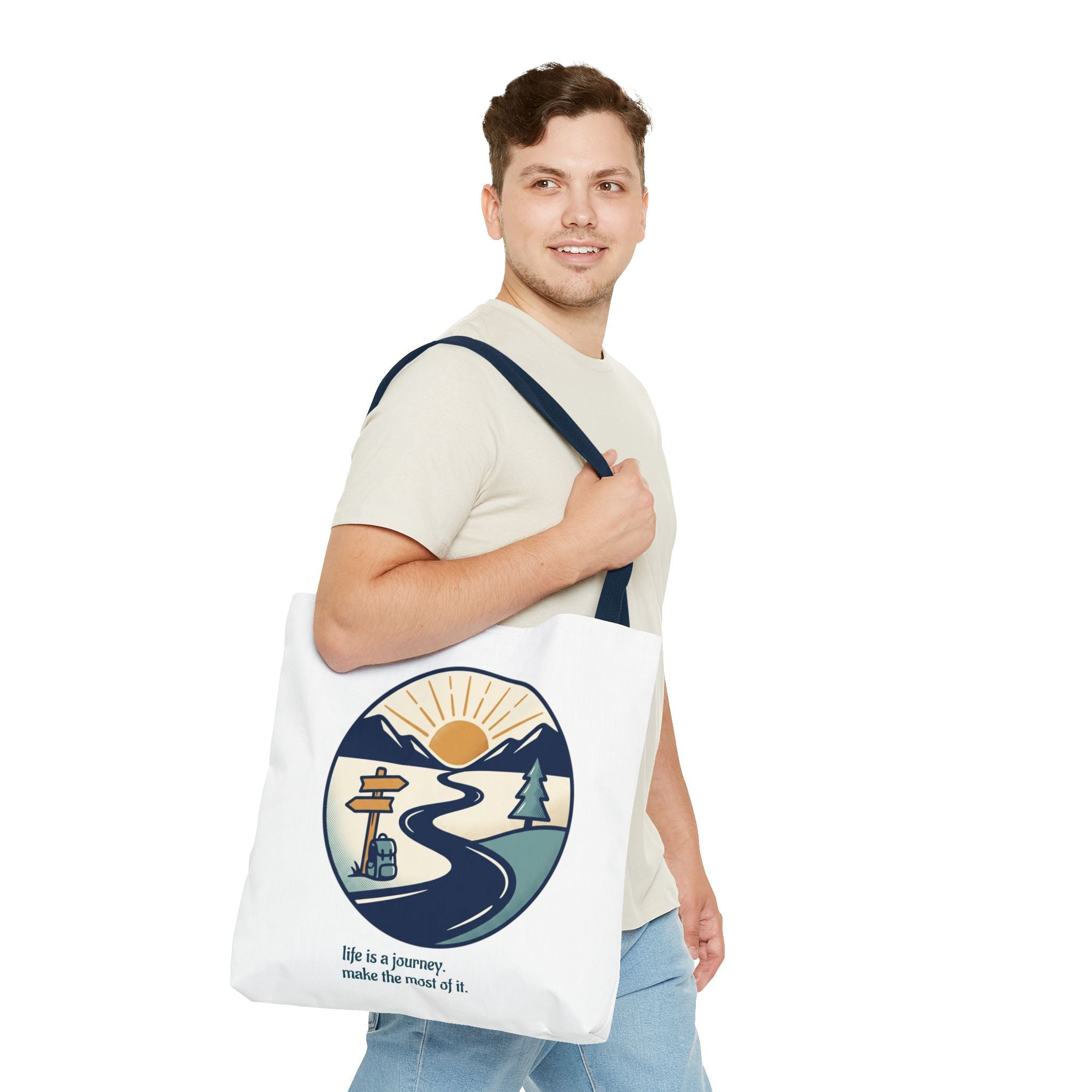 Tote Bag — All‑Over Print, Durable Polyester (3 Sizes)