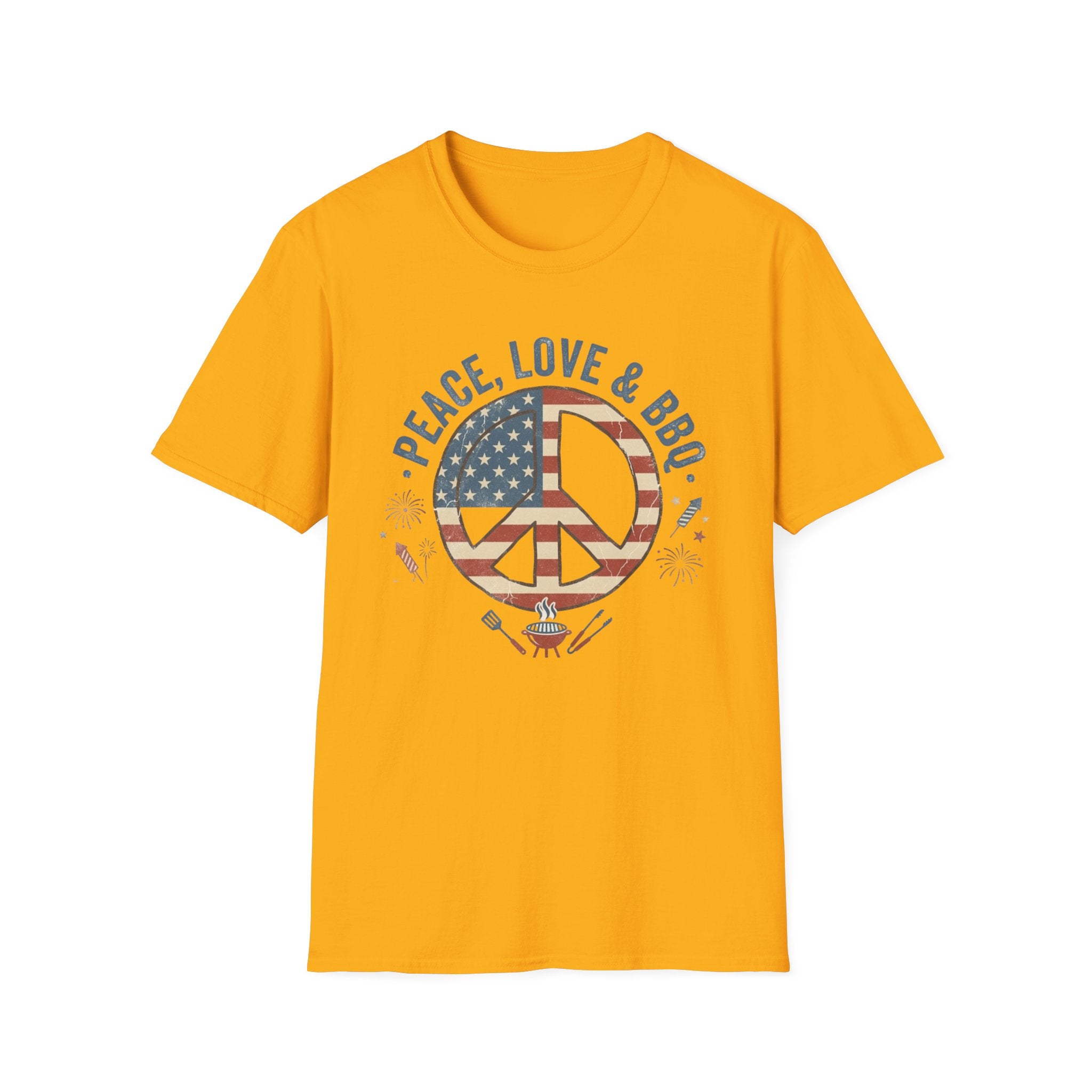 Stars & Stripes Unisex Softstyle Tee – 4th of July