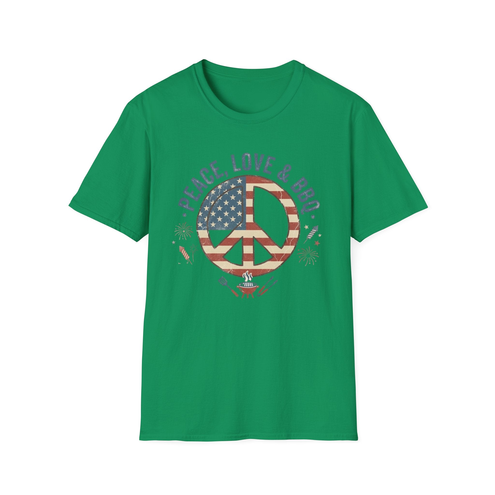 Stars & Stripes Unisex Softstyle Tee – 4th of July