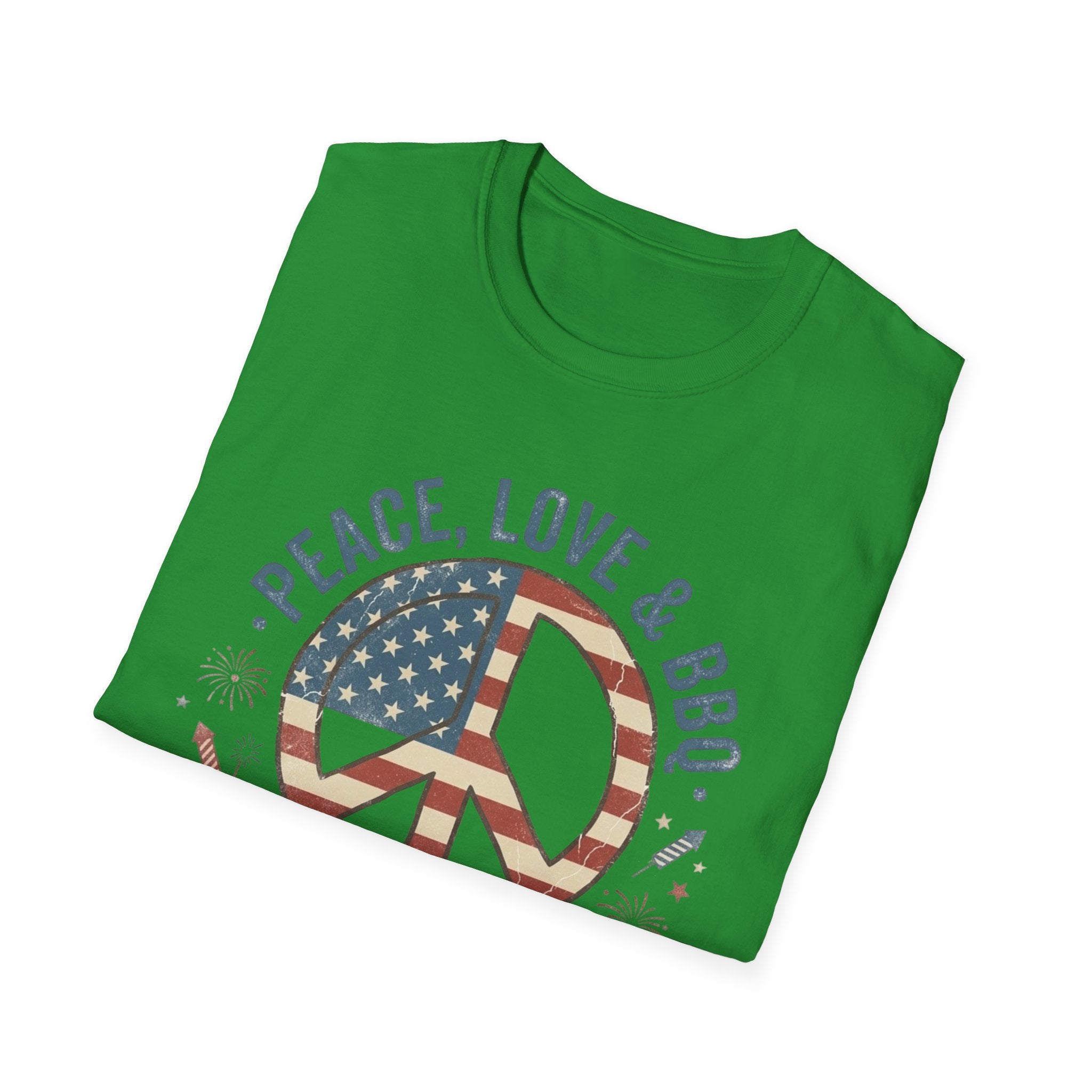 Stars & Stripes Unisex Softstyle Tee – 4th of July