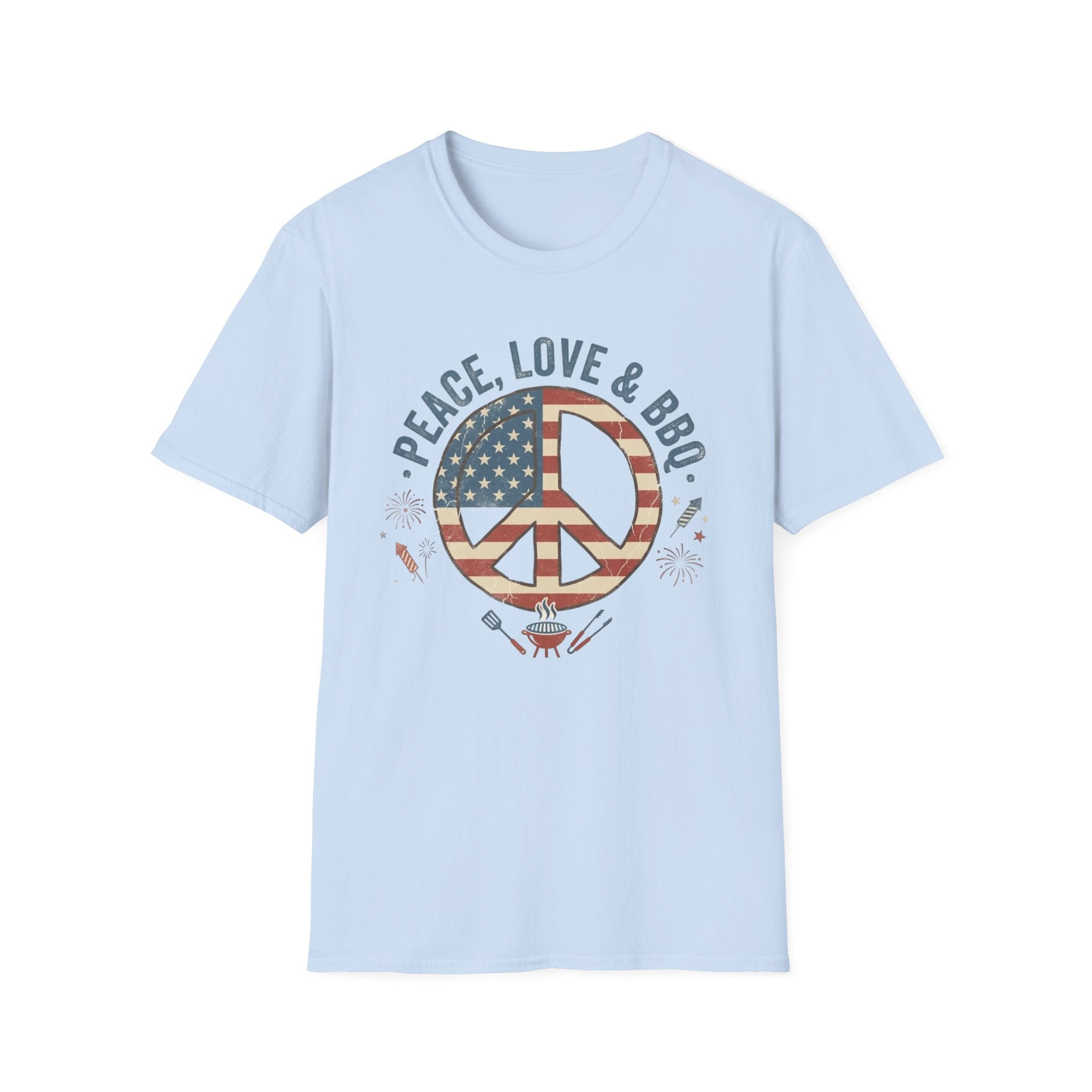 Stars & Stripes Unisex Softstyle Tee – 4th of July
