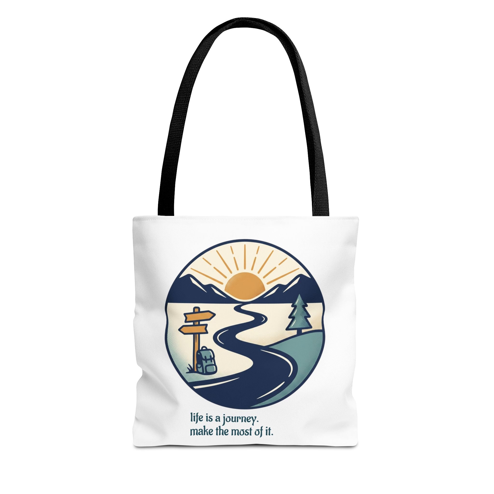 Tote Bag — All‑Over Print, Durable Polyester (3 Sizes)