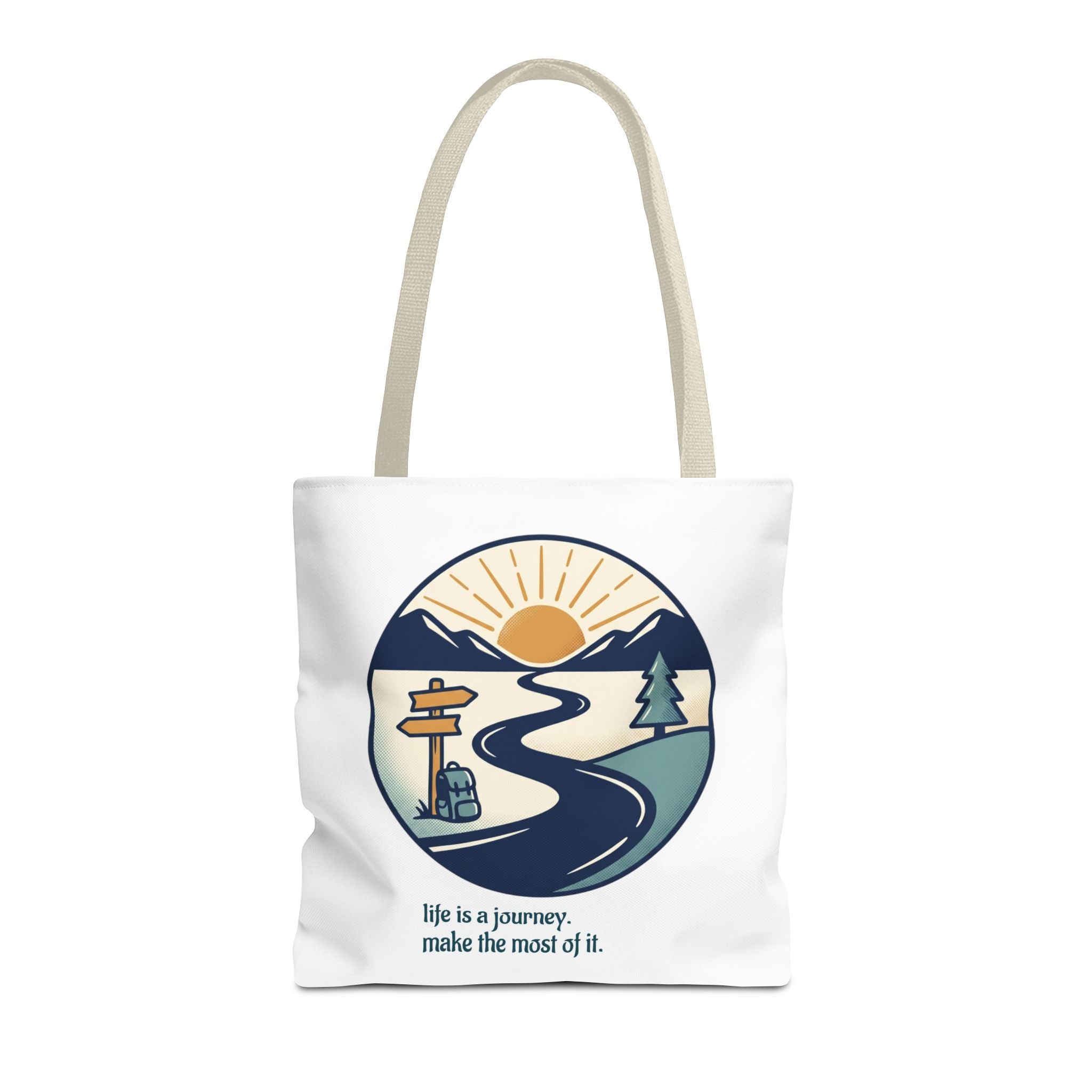 Tote Bag — All‑Over Print, Durable Polyester (3 Sizes)
