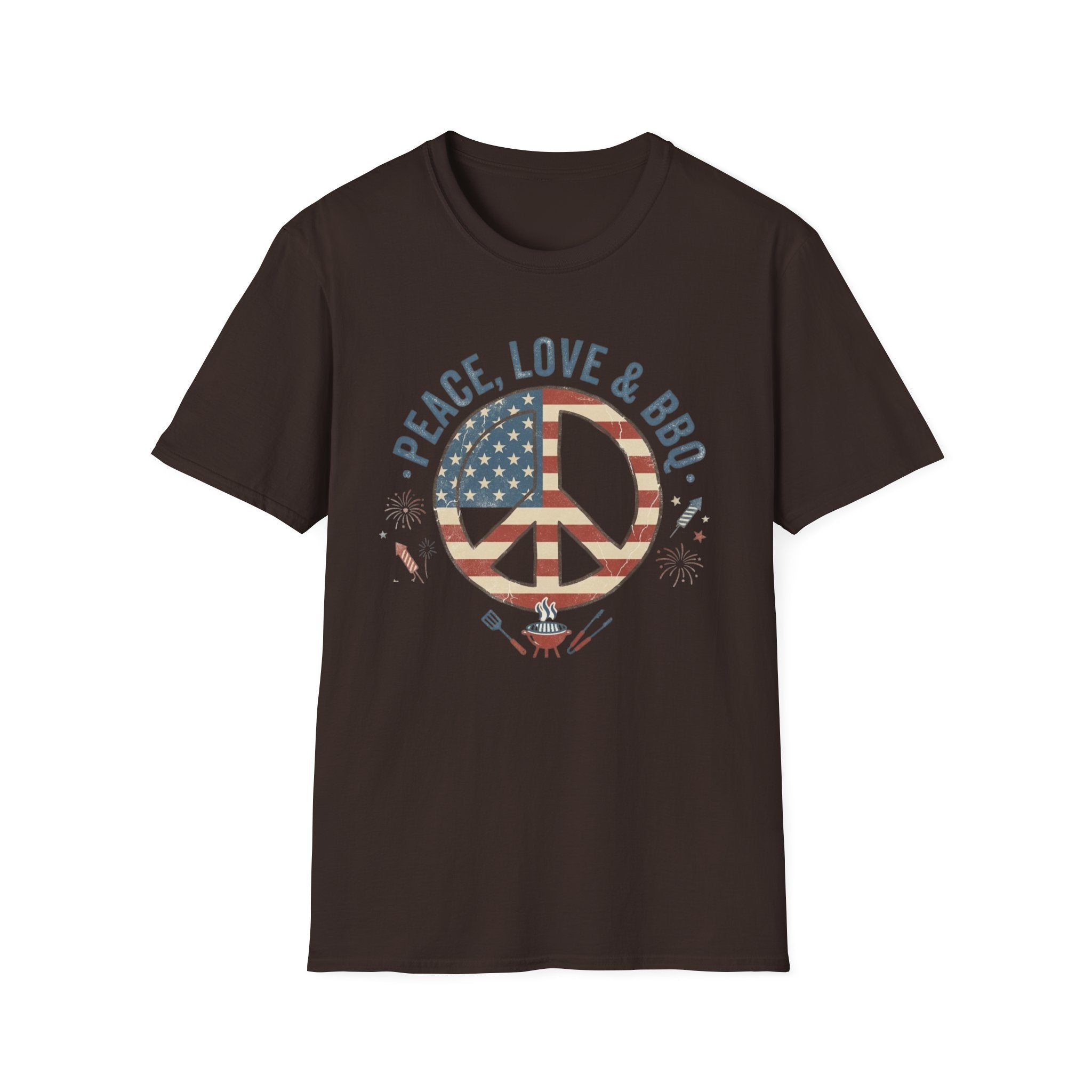Stars & Stripes Unisex Softstyle Tee – 4th of July