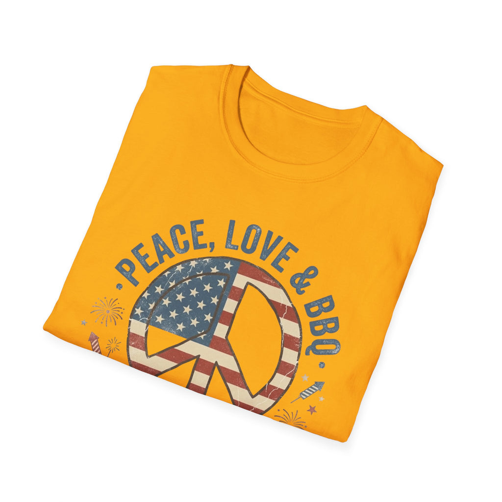 Stars & Stripes Unisex Softstyle Tee – 4th of July