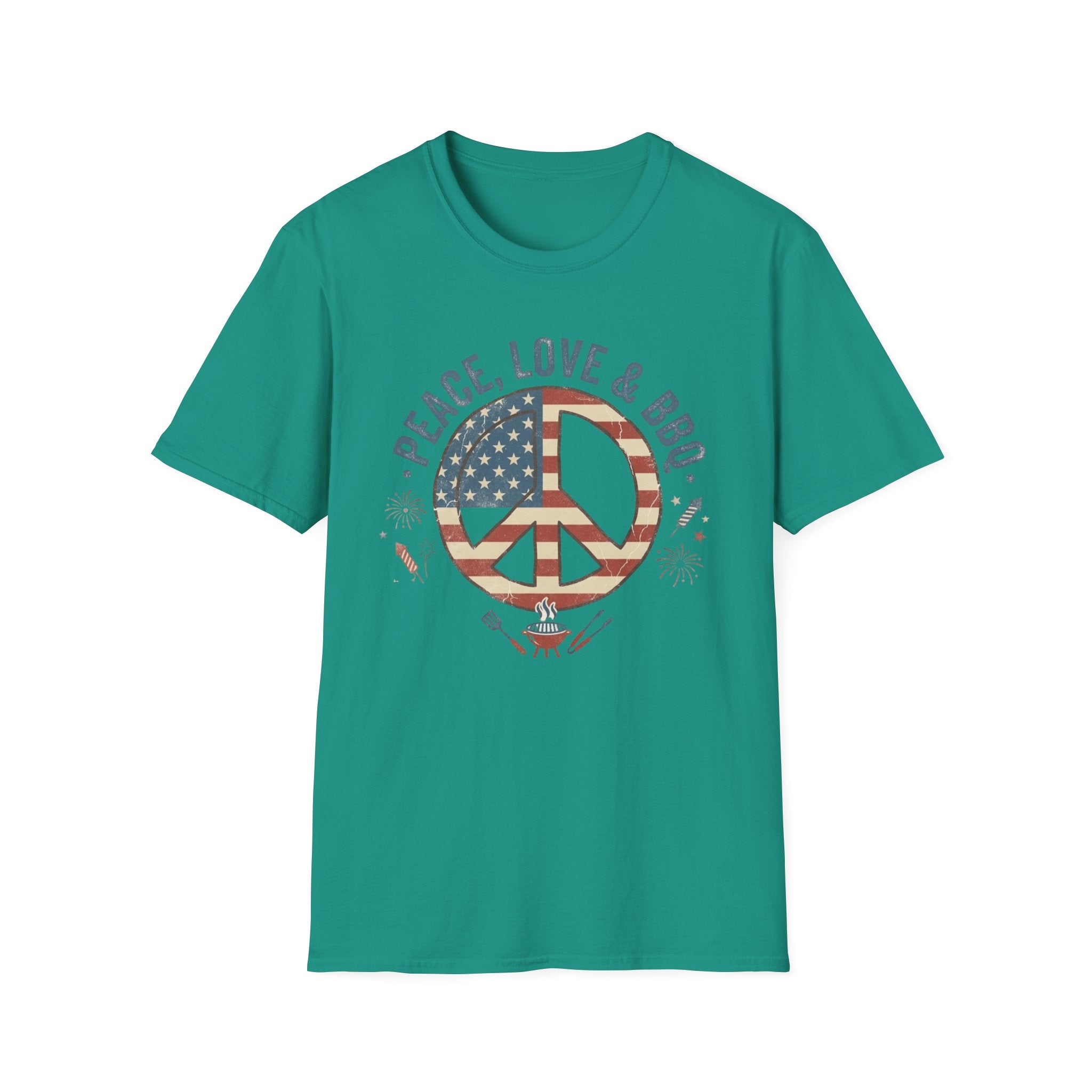 Stars & Stripes Unisex Softstyle Tee – 4th of July