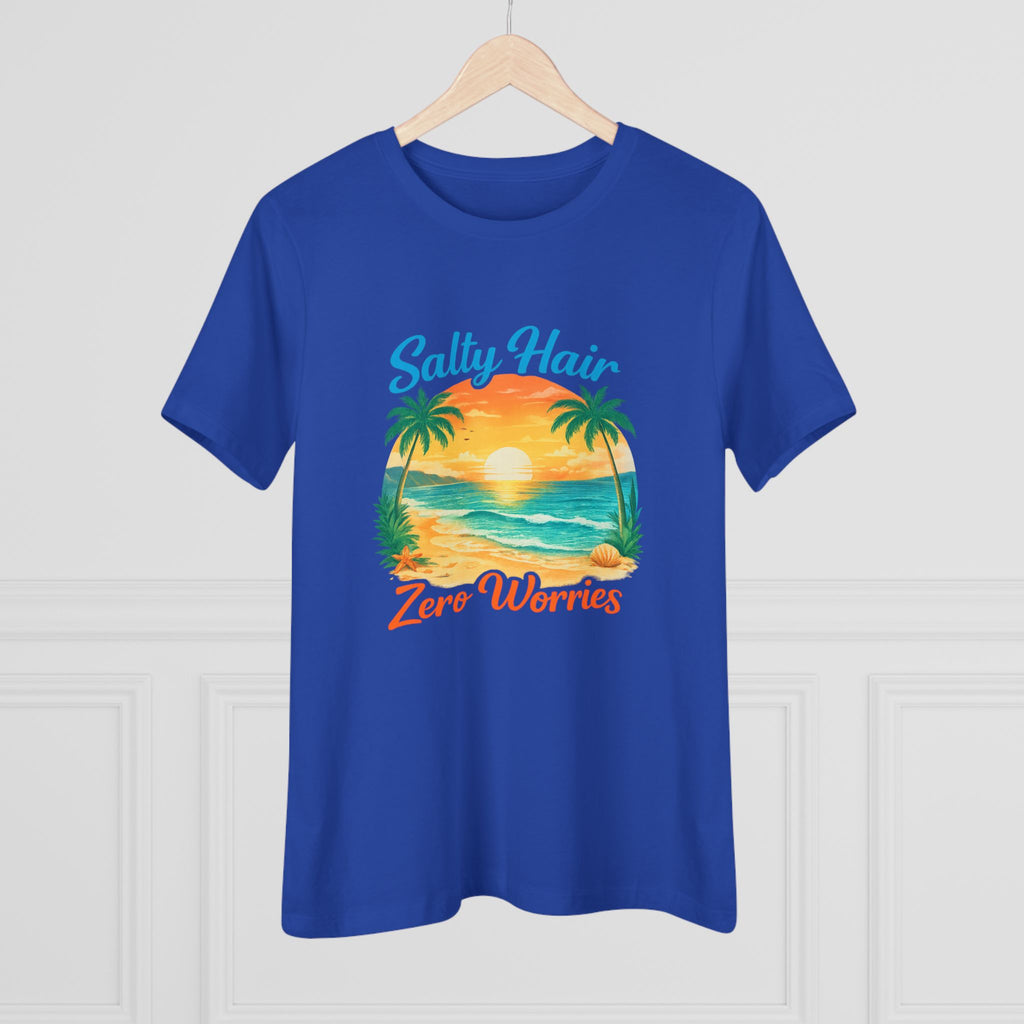 Salty Hair Zero Worries Women's Cotton Tee