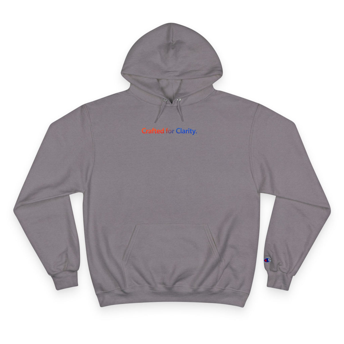 Crafted for Clarity – Champion Eco Hooded Sweatshirt by Adaptive Blends