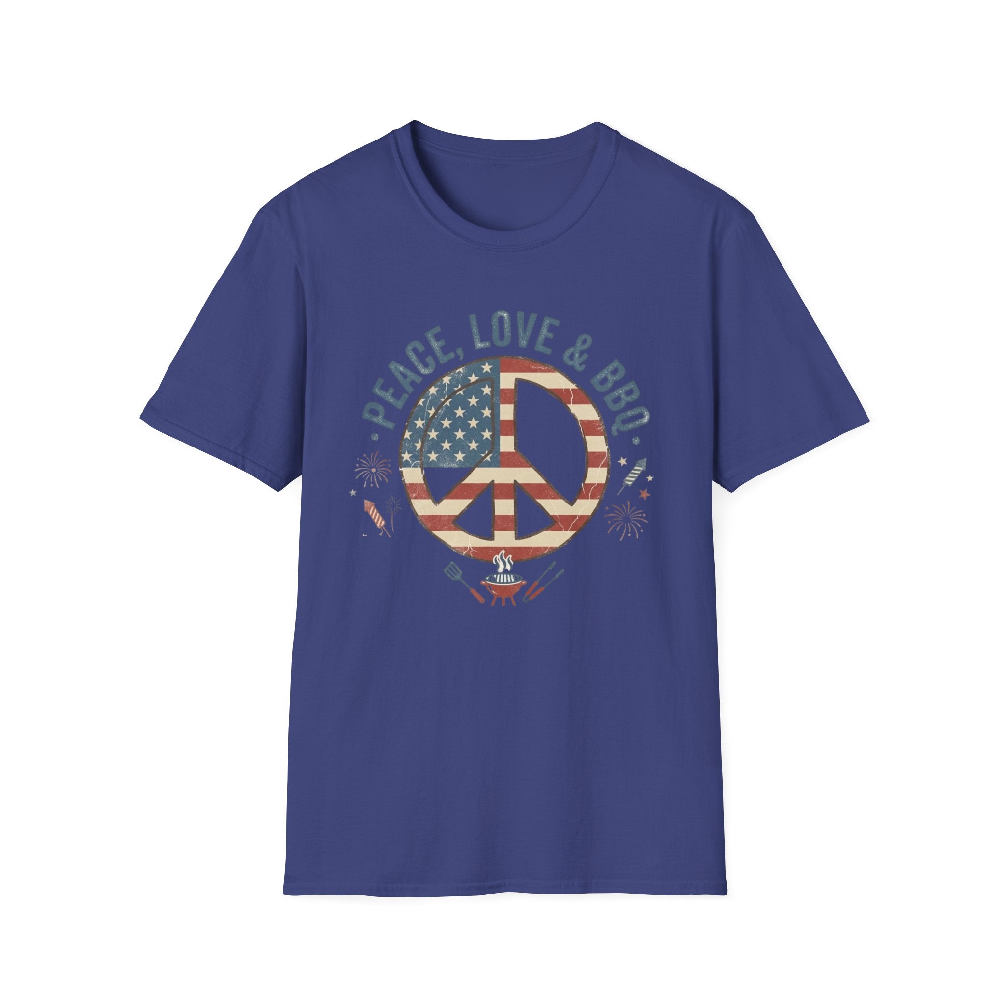 Stars & Stripes Unisex Softstyle Tee – 4th of July