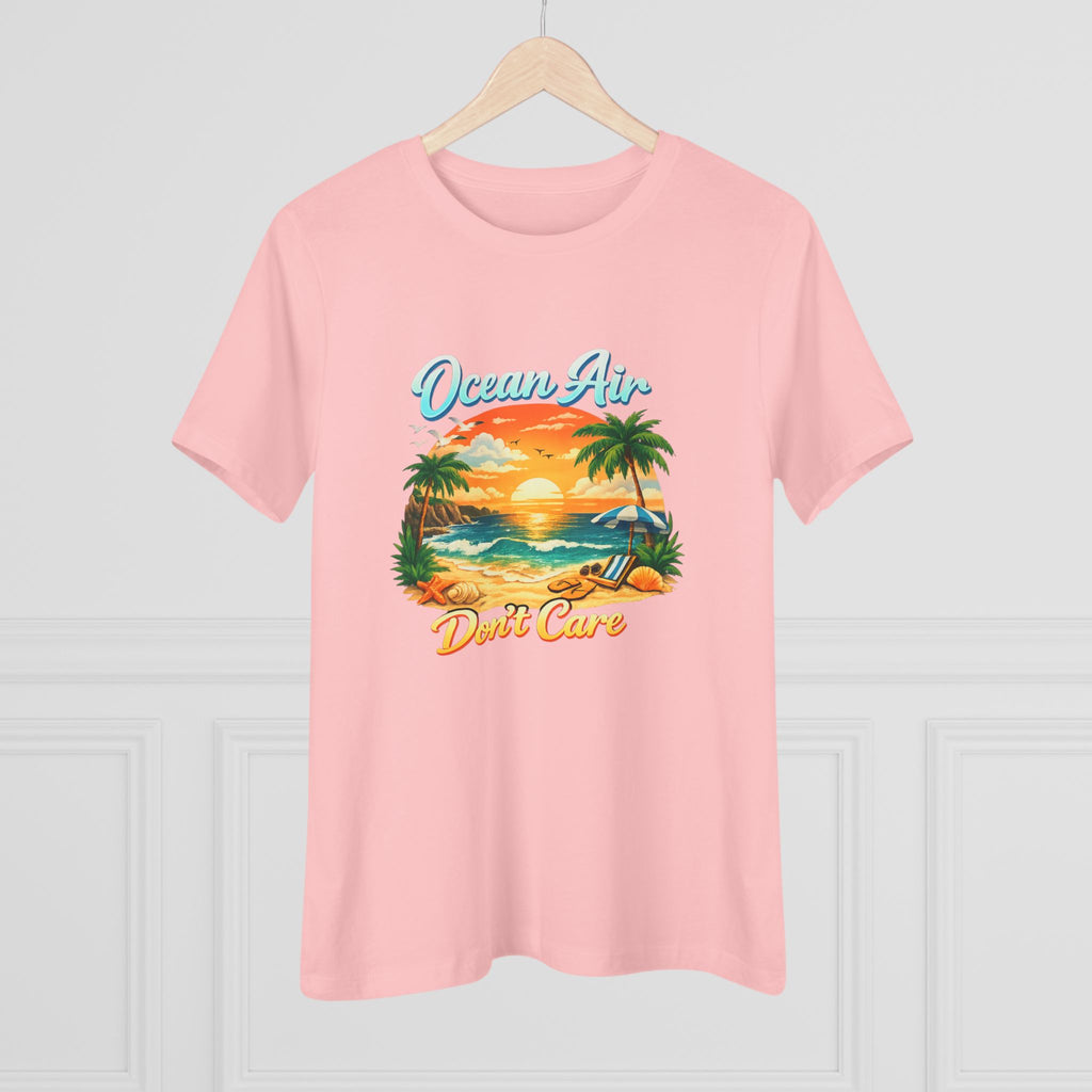 Ocean Air Don't Care Women's Cotton Tee