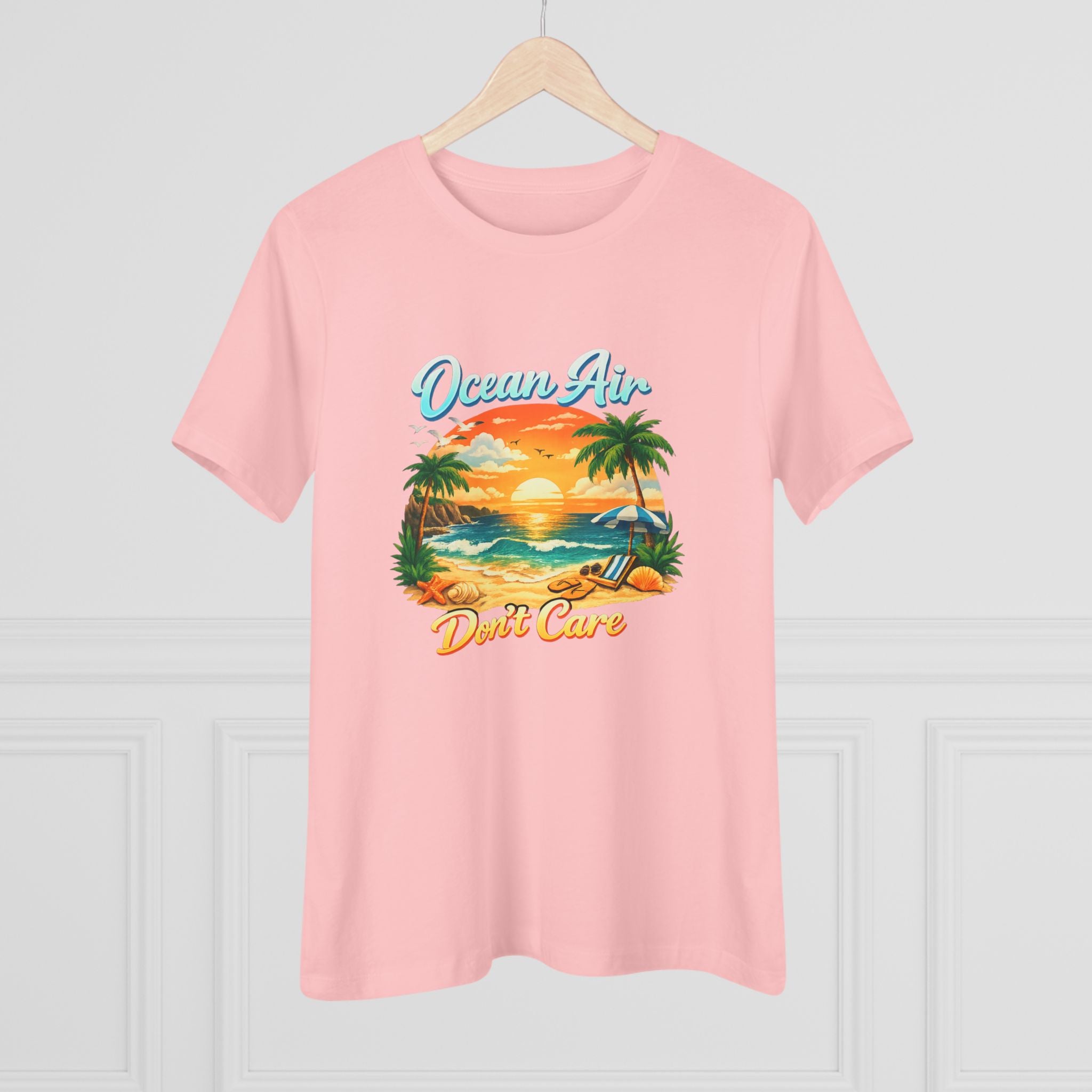 Ocean Air Don't Care Women's Cotton Tee