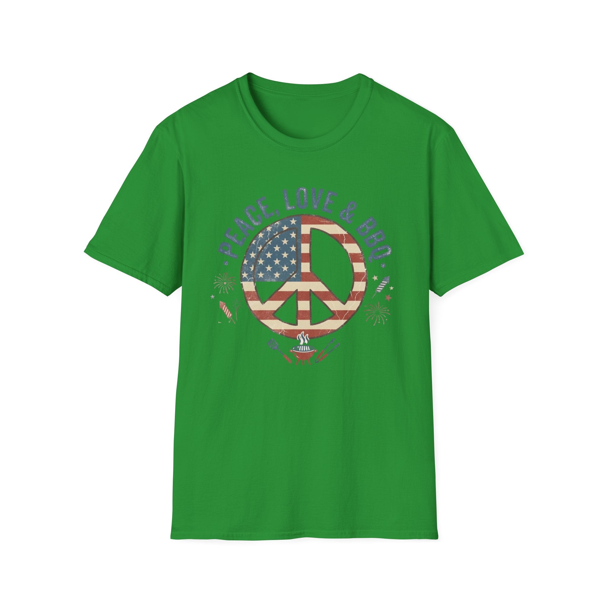 Stars & Stripes Unisex Softstyle Tee – 4th of July