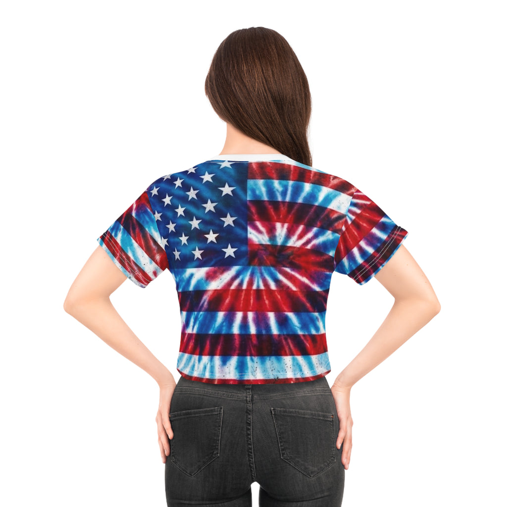 Red, White & Crop Unisex Tee – 4th of July