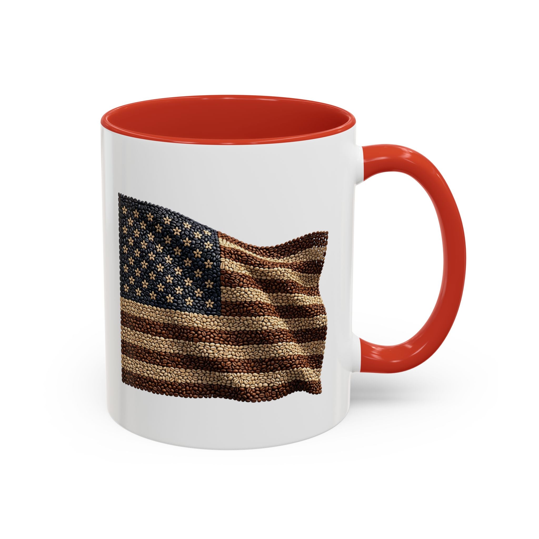 4th of July Accent Mug — Two‑Tone Ceramic (11oz & 15oz)