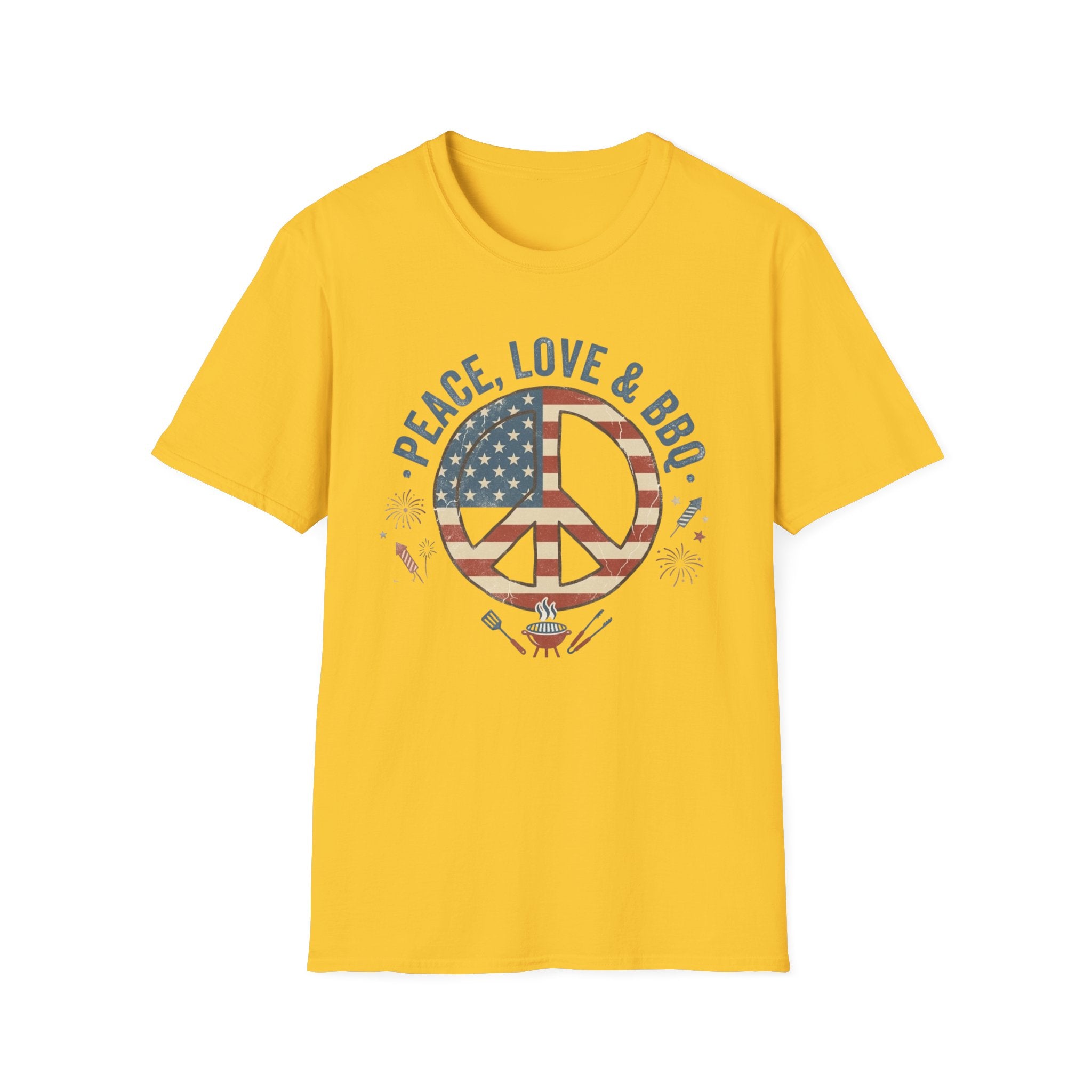 Stars & Stripes Unisex Softstyle Tee – 4th of July