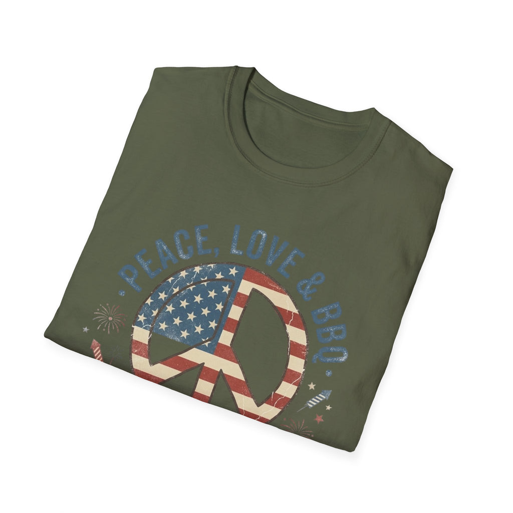 Stars & Stripes Unisex Softstyle Tee – 4th of July